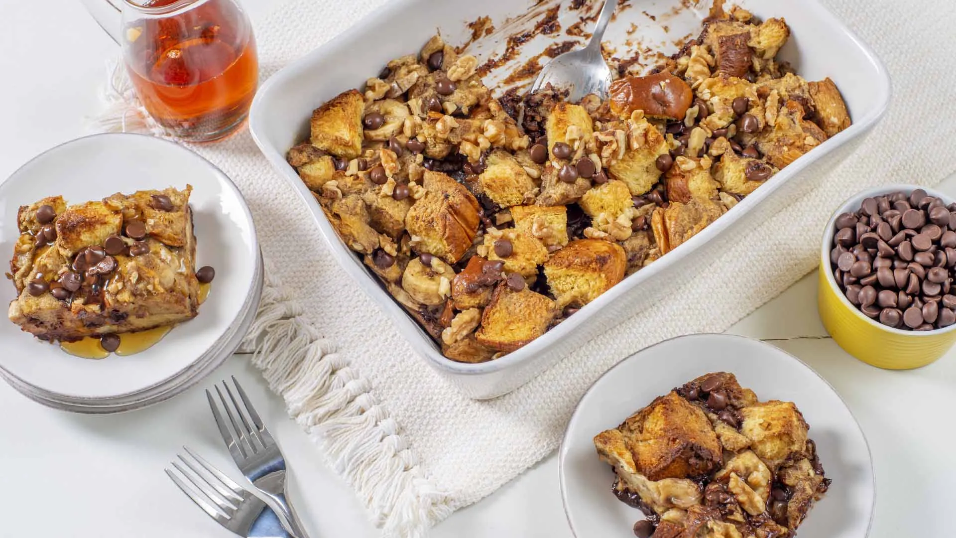 Chocolate Chip Banana Bread French Toast