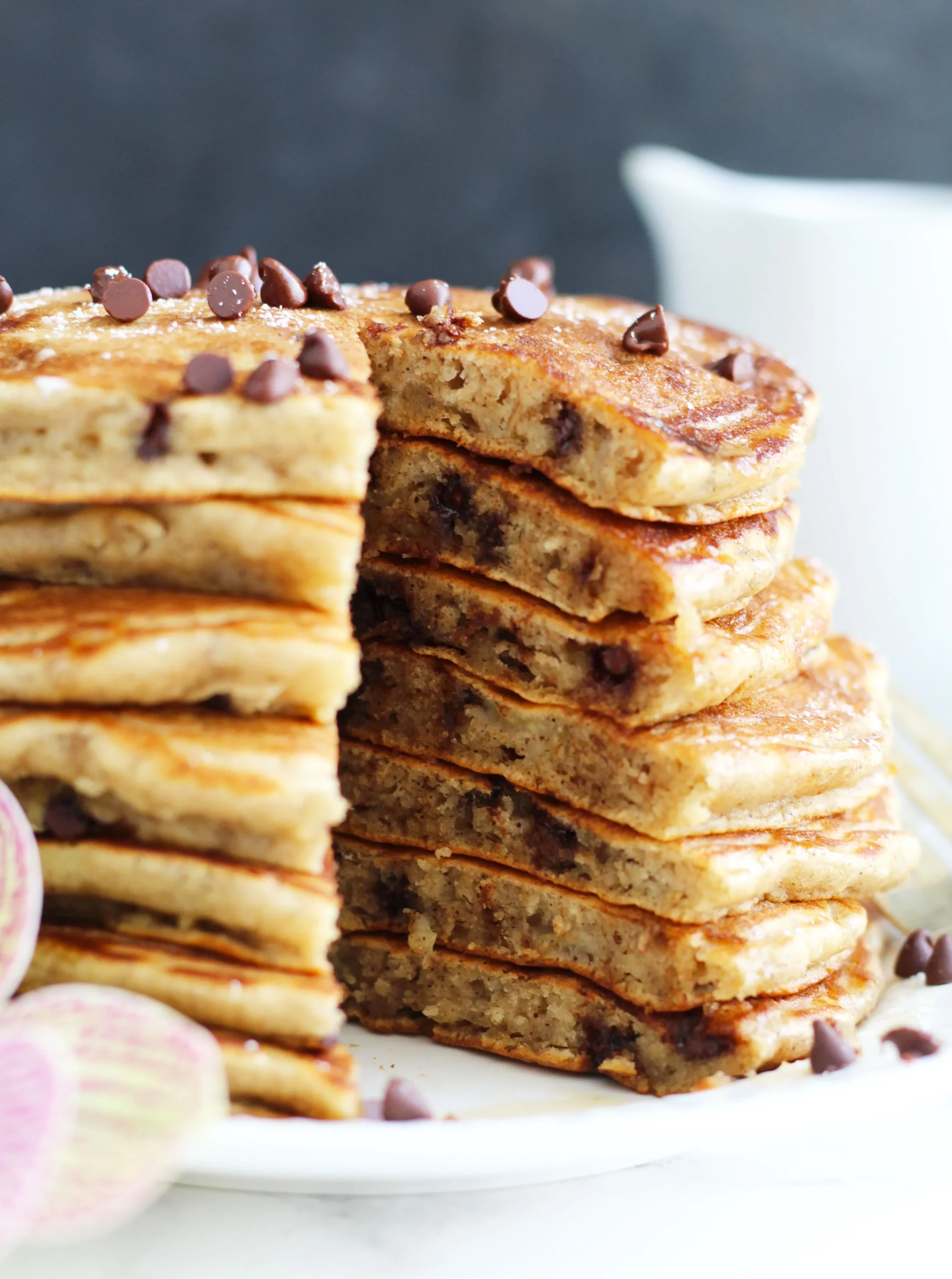 Chocolate Chip Banana Pancakes