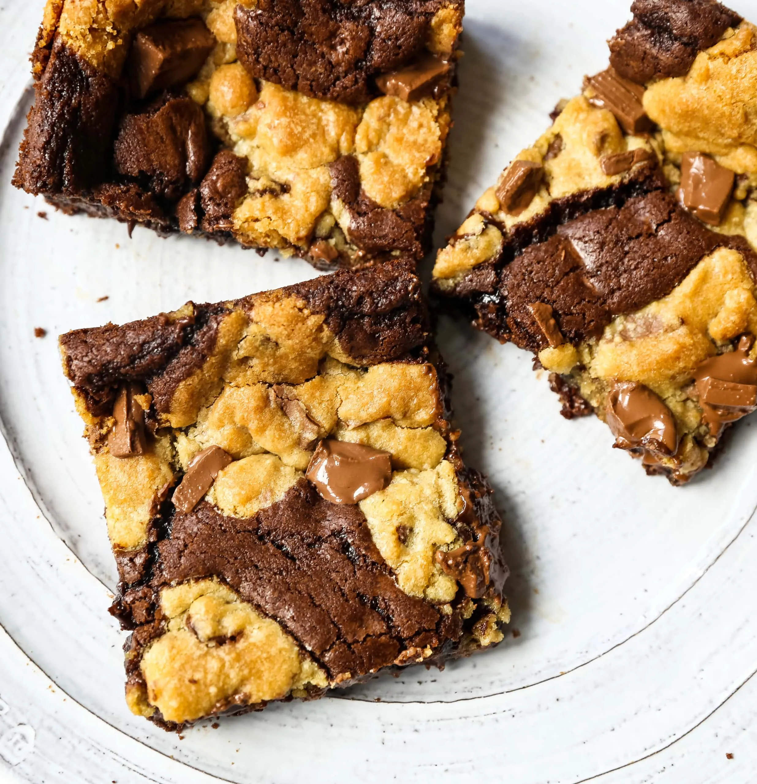 Chocolate Chip Brookies Brownies Cookies
