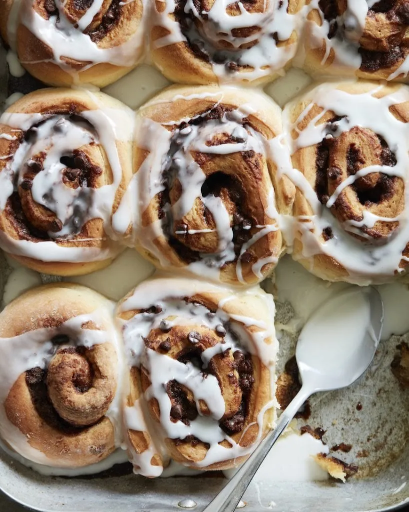 Chocolate Chip Cinnamon Roll Cookies