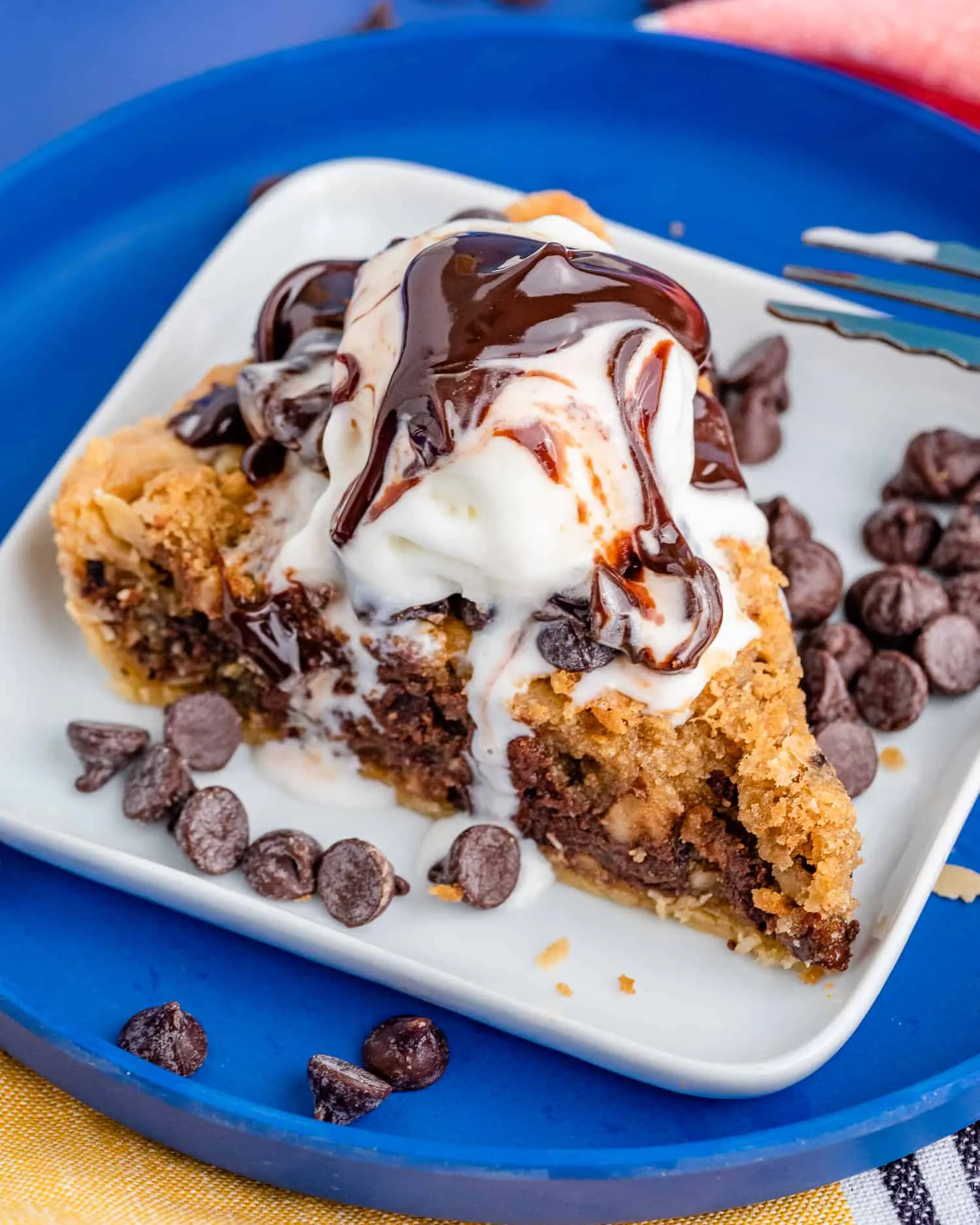 Chocolate Chip Cookie Pudding Pie