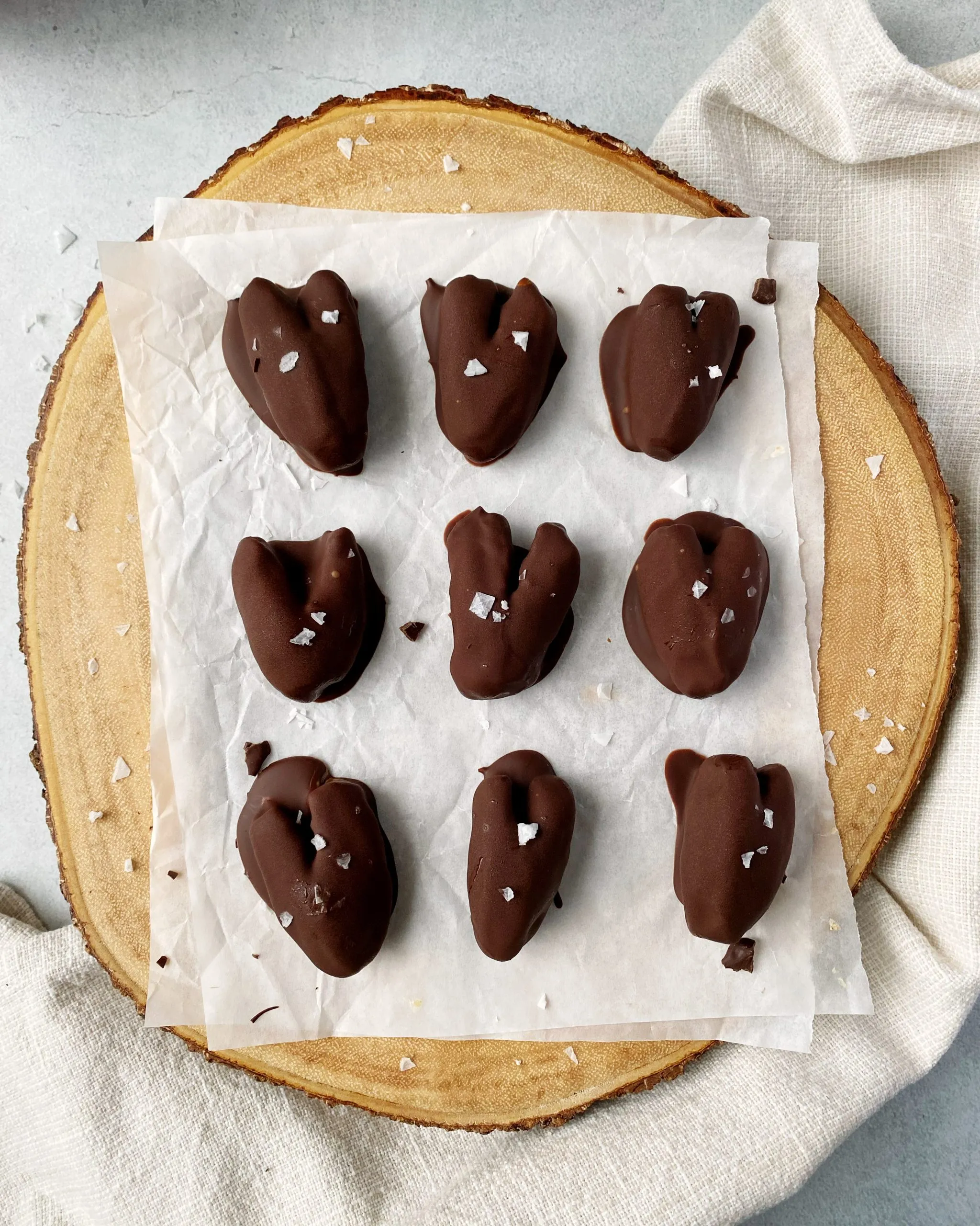 Chocolate Coated Date Hearts