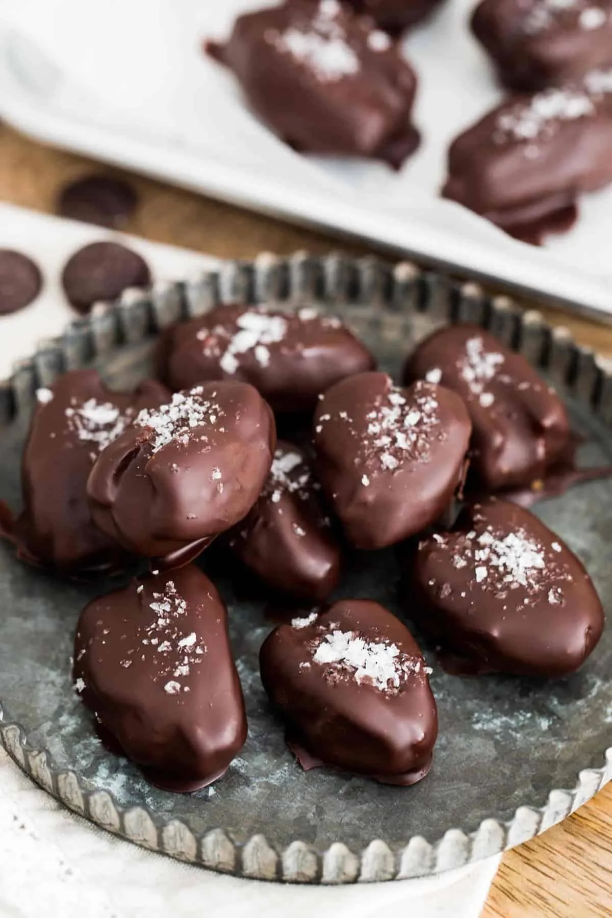 Chocolate Covered Stuffed Dates
