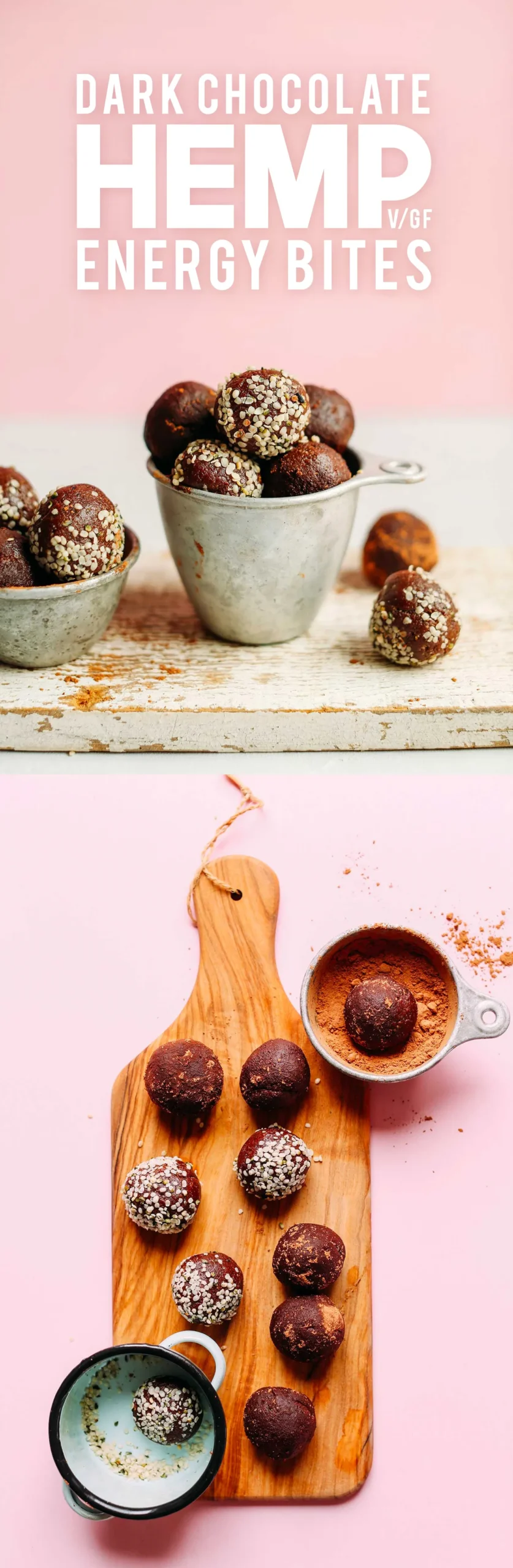 Chocolate Hemp Seed Energy Bites