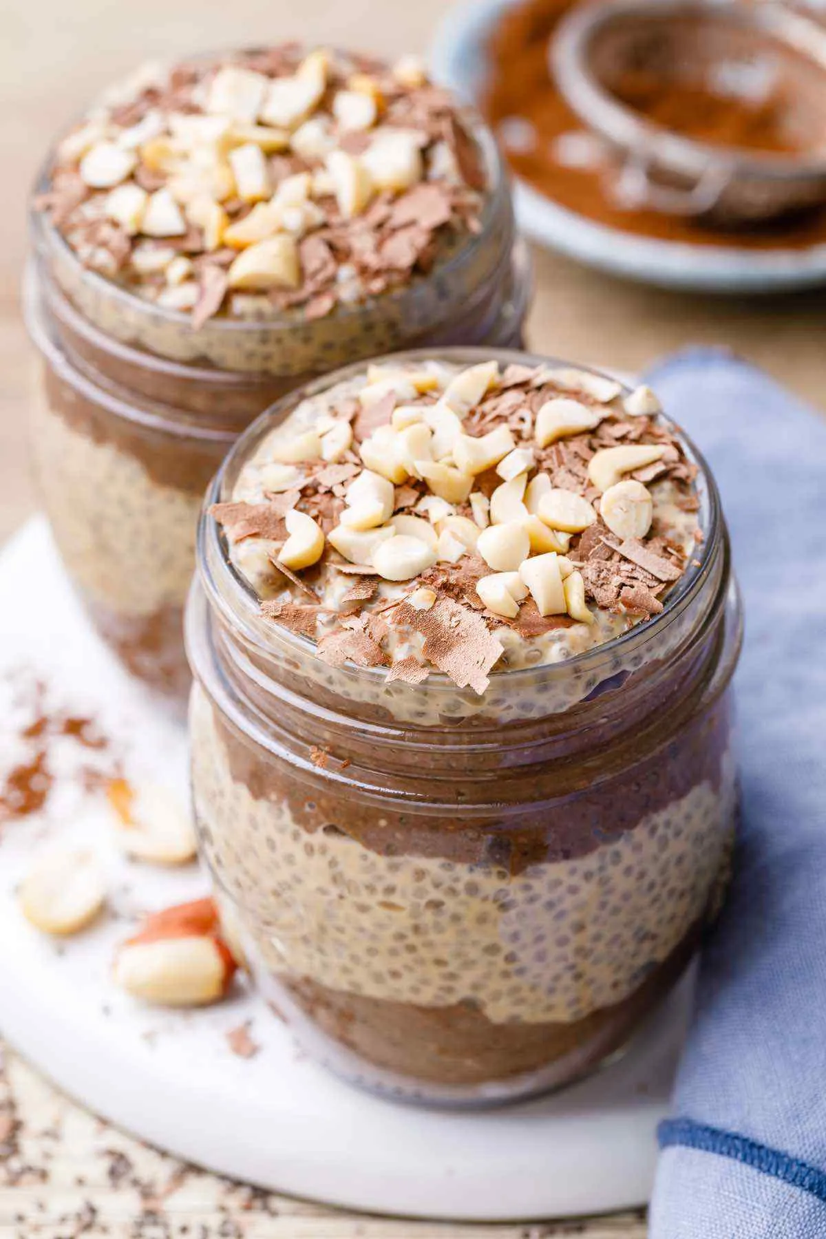 Chocolate Peanut Butter Chia Pudding