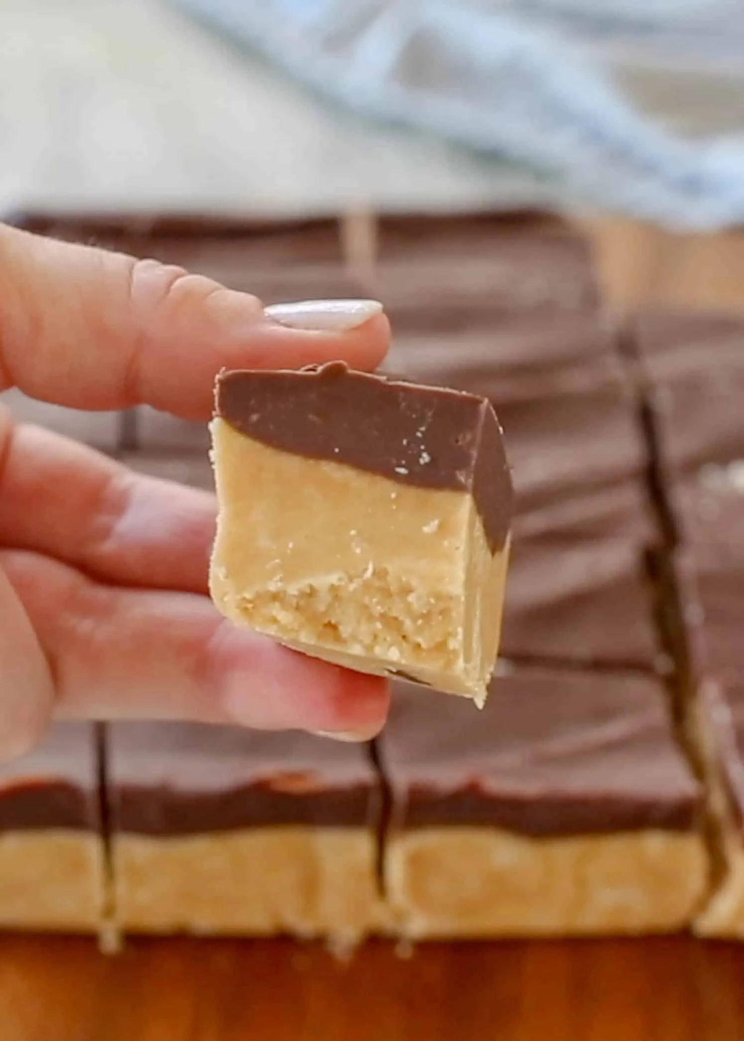 Chocolate Peanut Butter Fudge (Buckeye Fudge)