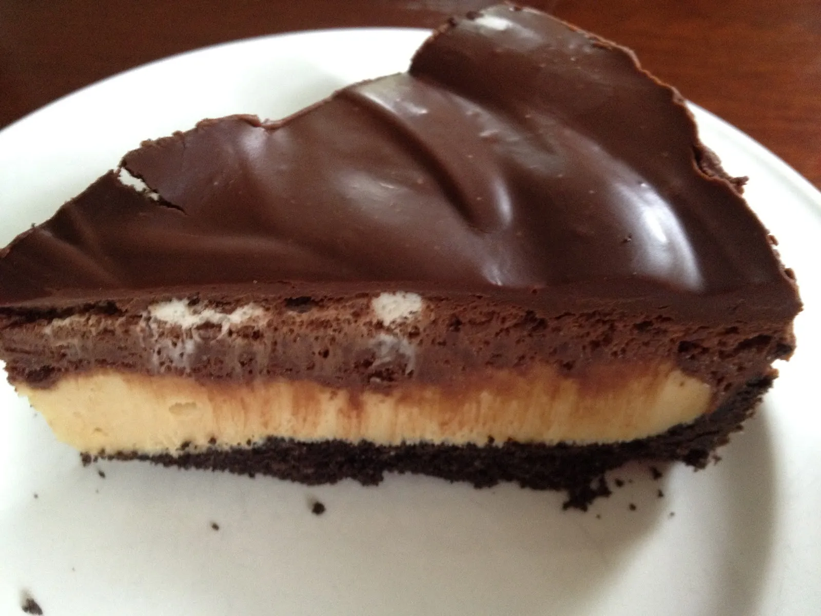 Chocolate Peanut Butter Mousse Cheesecake