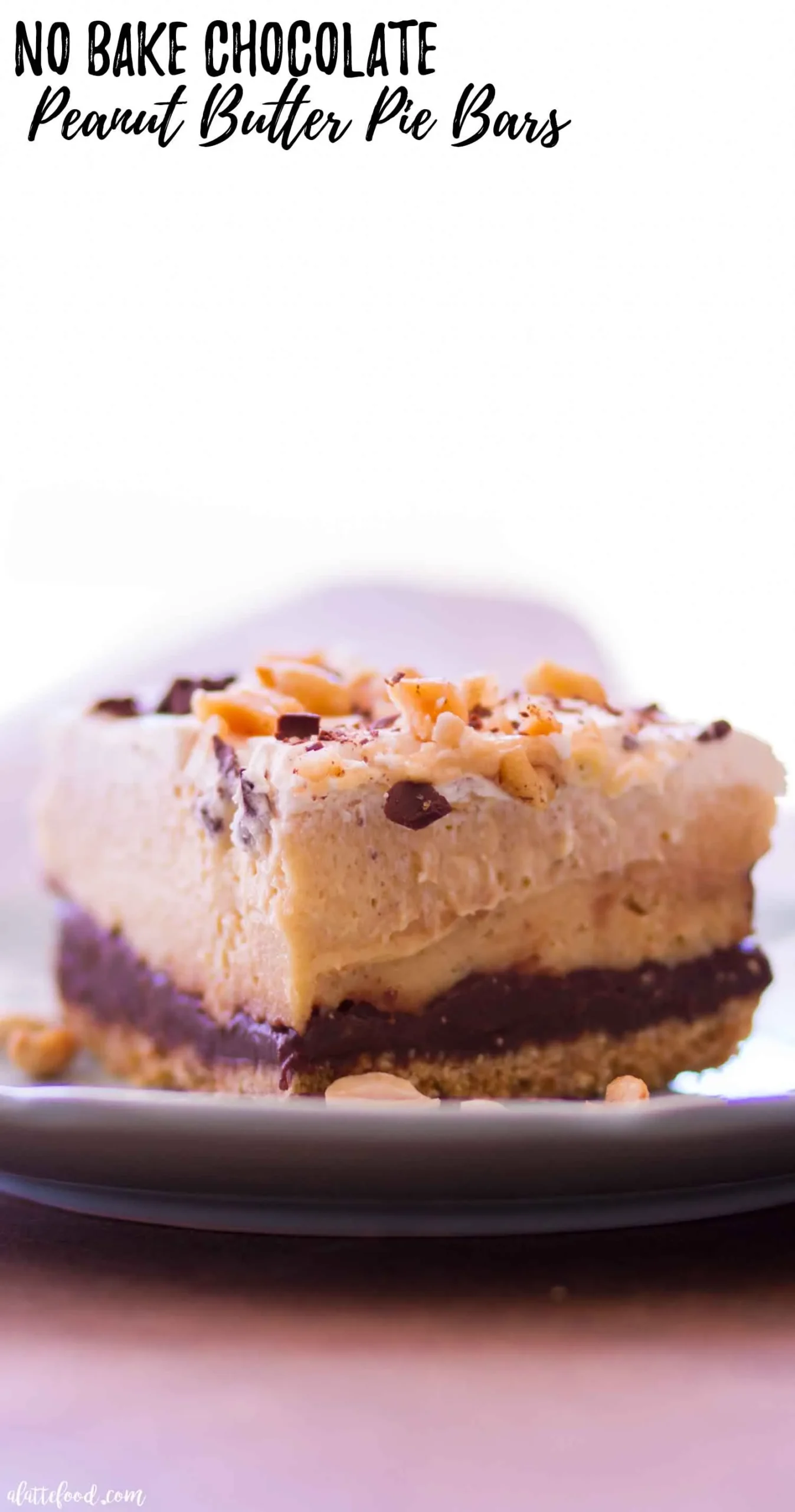Chocolate Peanut Butter Pie Bars
