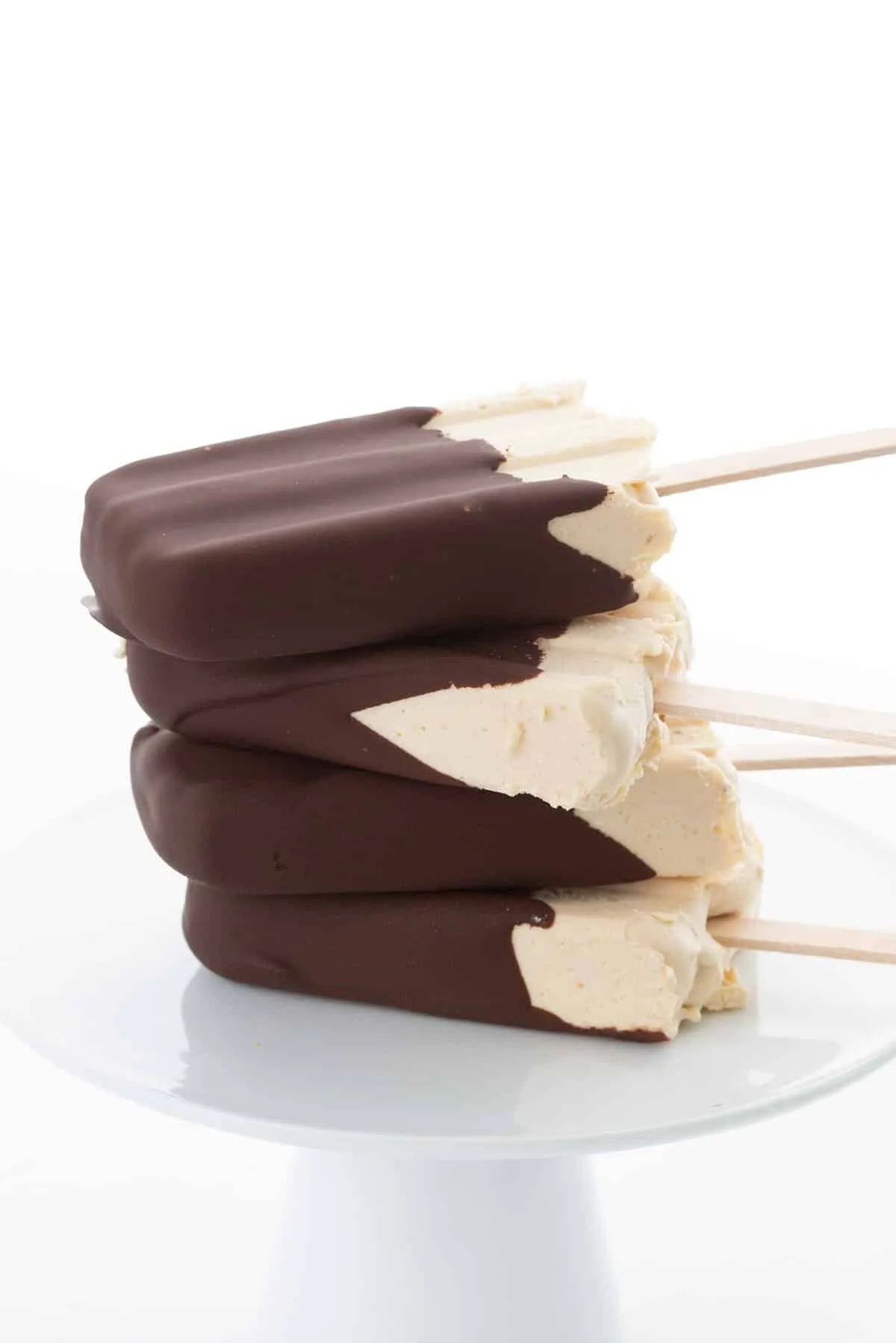 Chocolate Peanut Butter Protein Popsicles