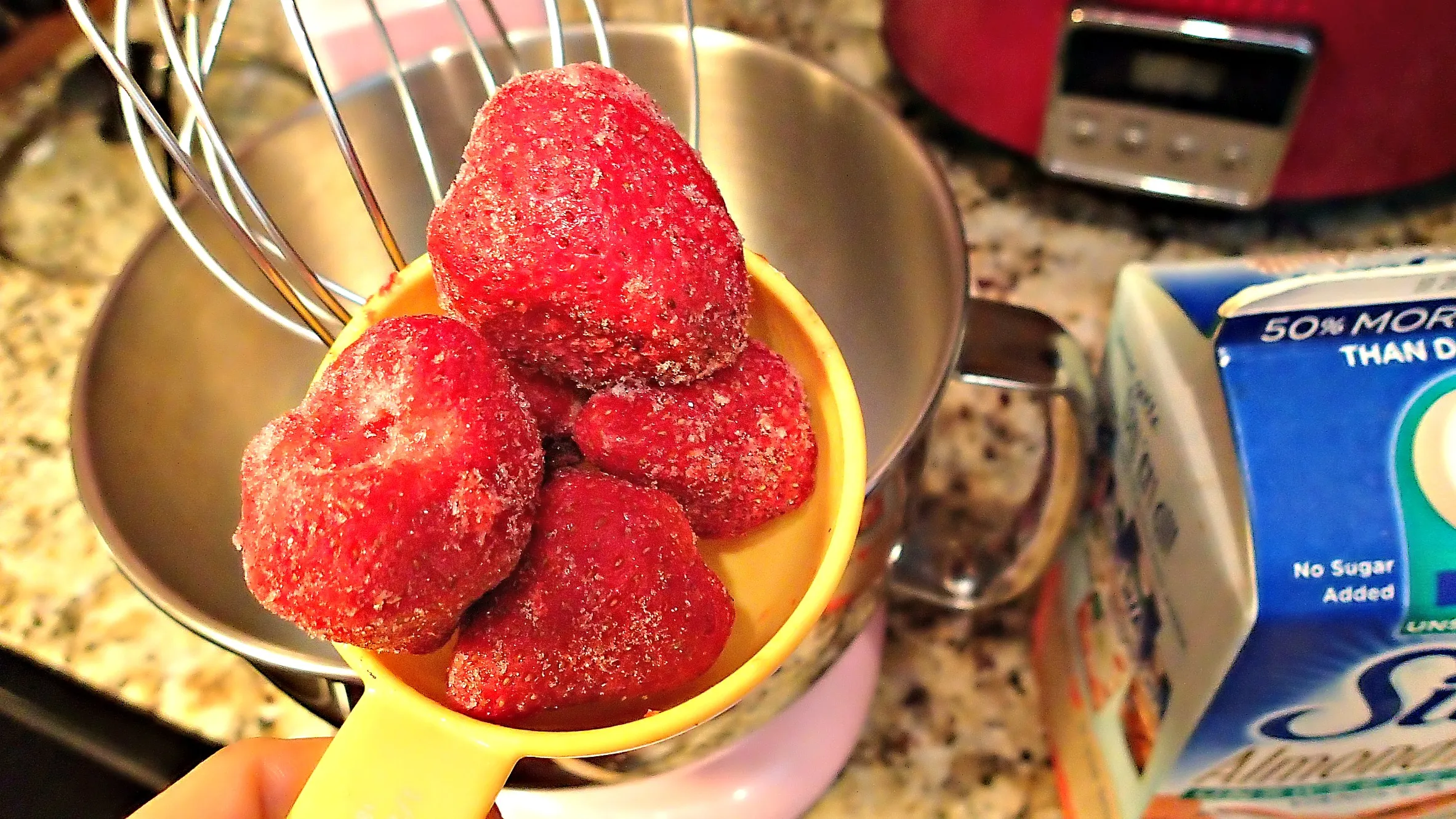 Chocolate Strawberry Protein Fluff