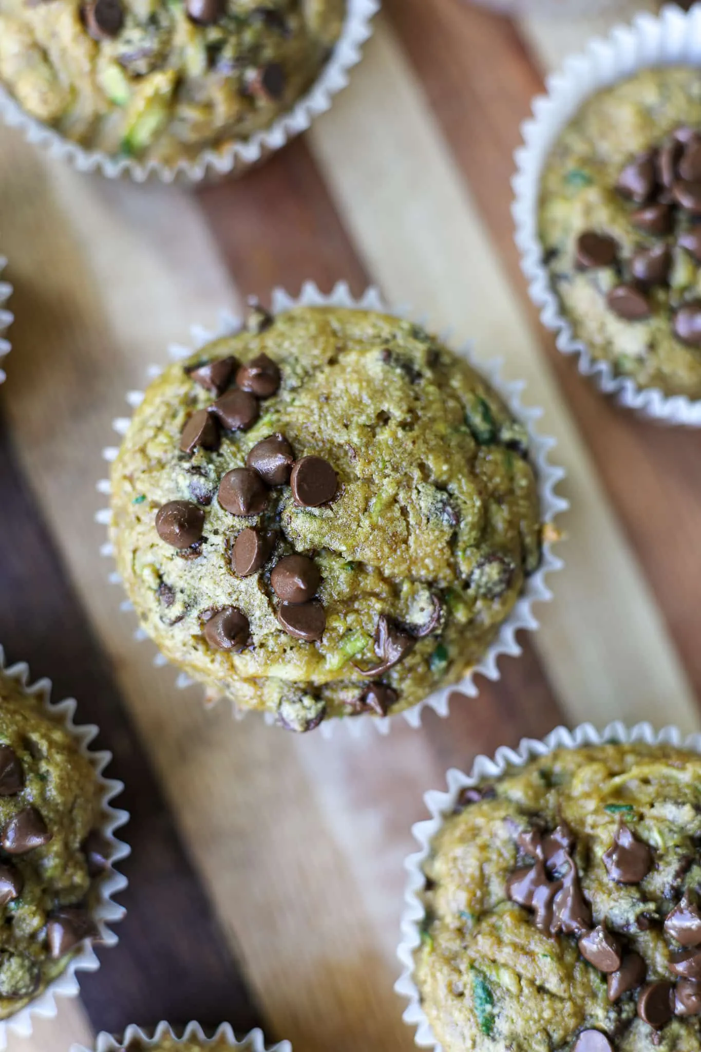 Chocolate Zucchini Blender Muffins