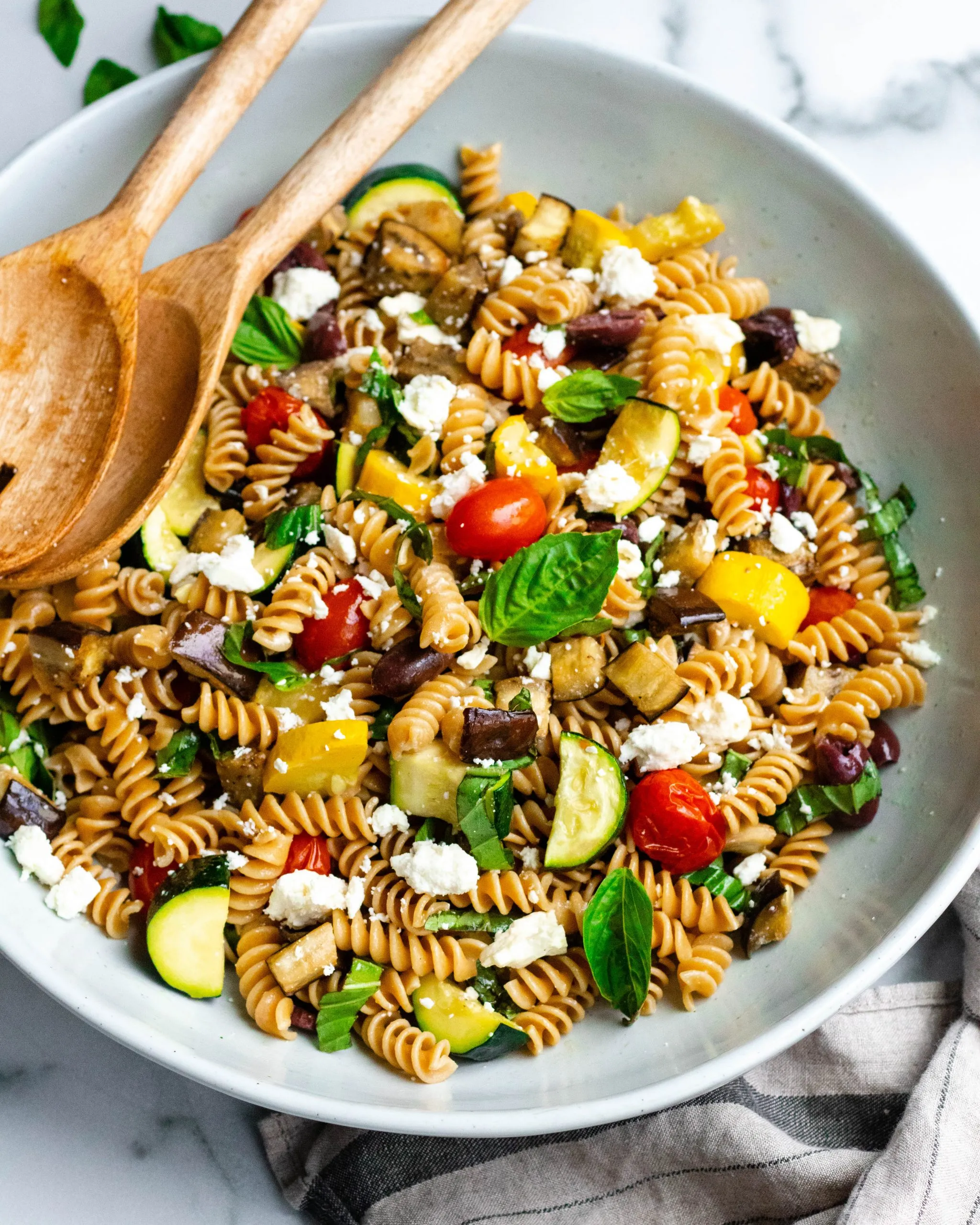 Chorizo Roasted Veggie Pasta Salad