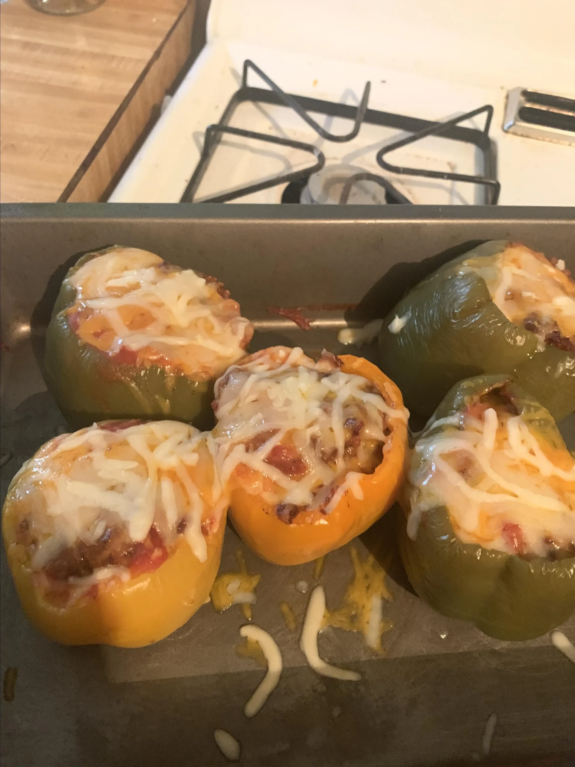 Chorizo Stuffed Bell Peppers