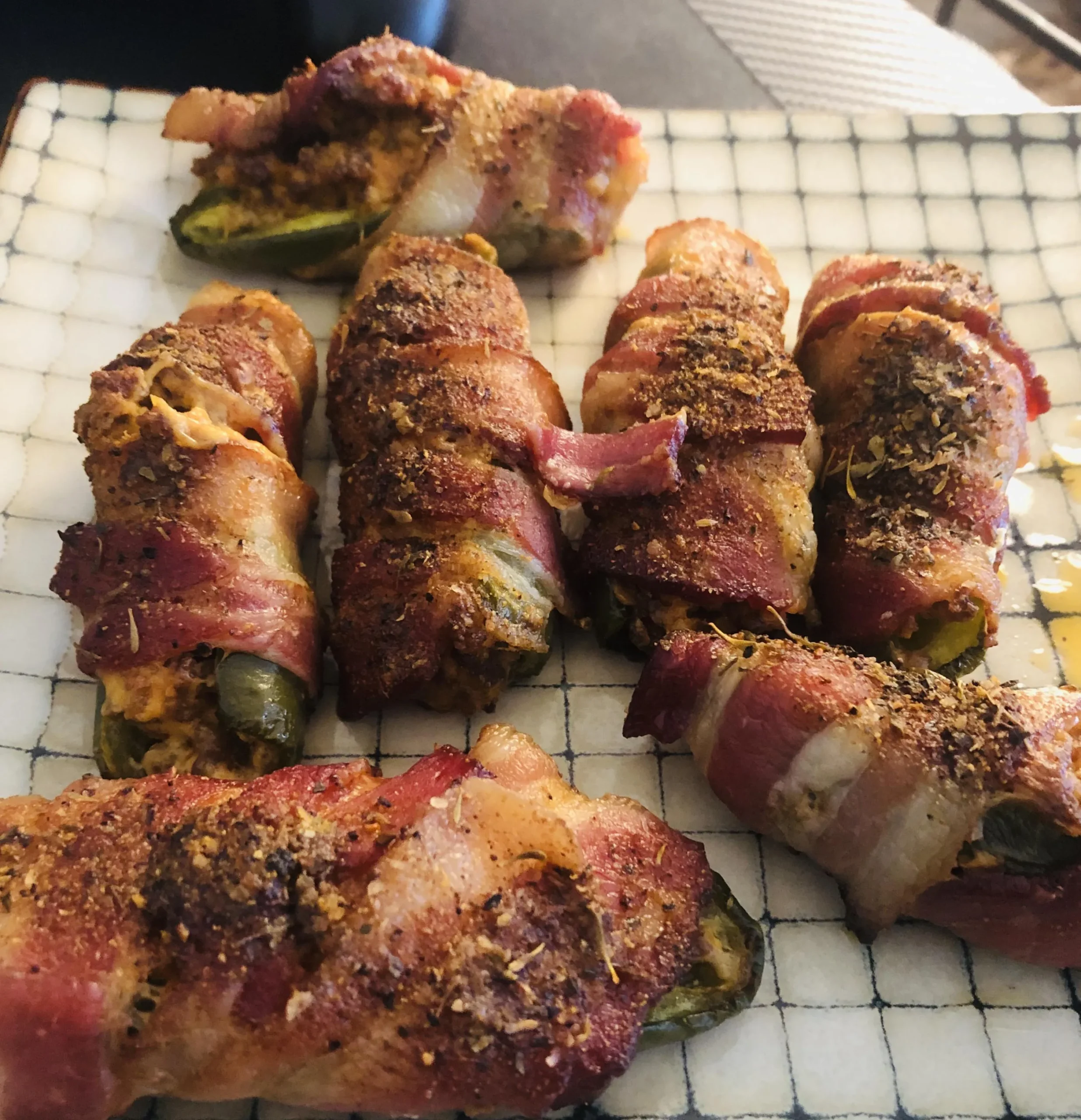 Chorizo Stuffed Jalapeno Poppers