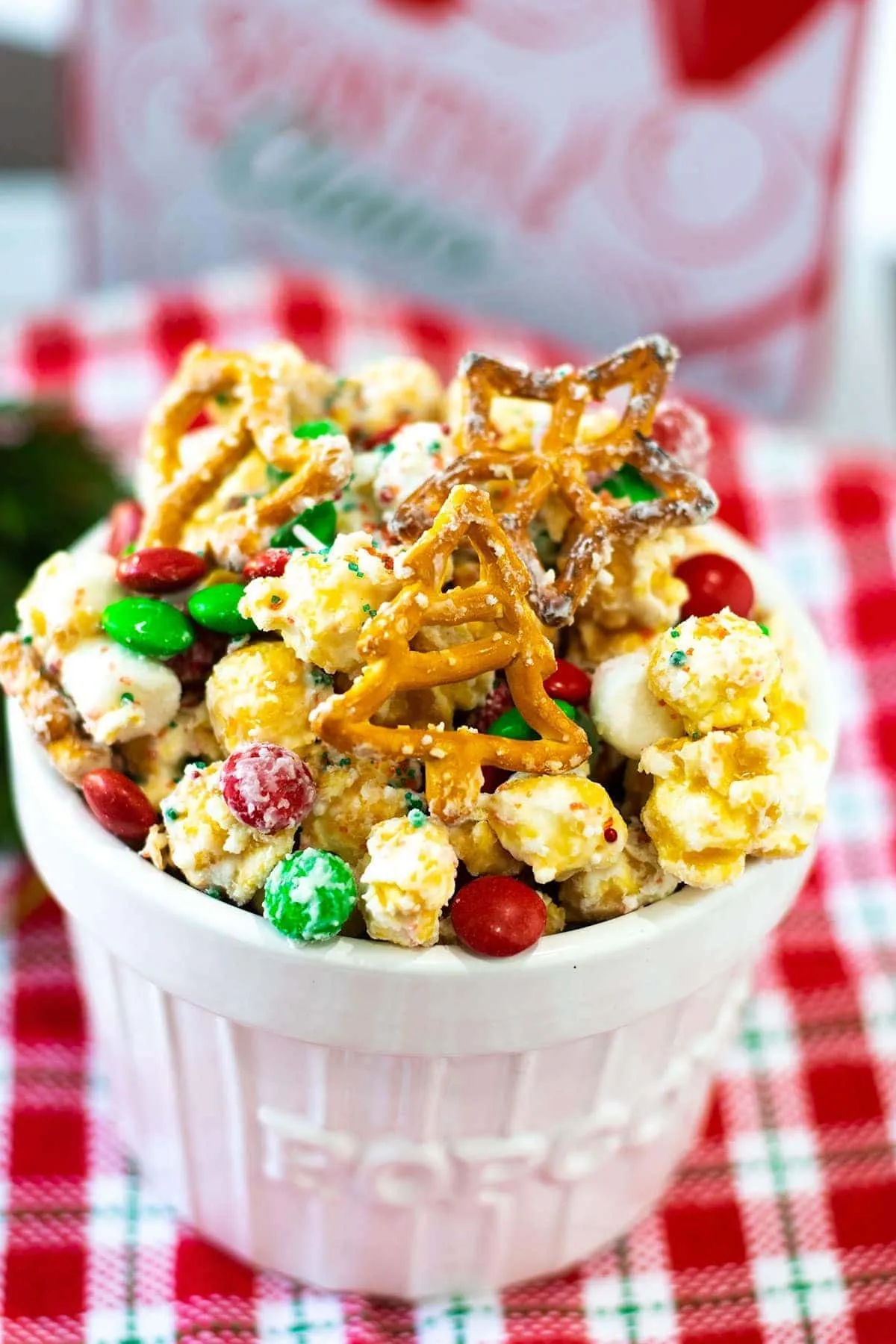 Christmas Popcorn Snack Mix