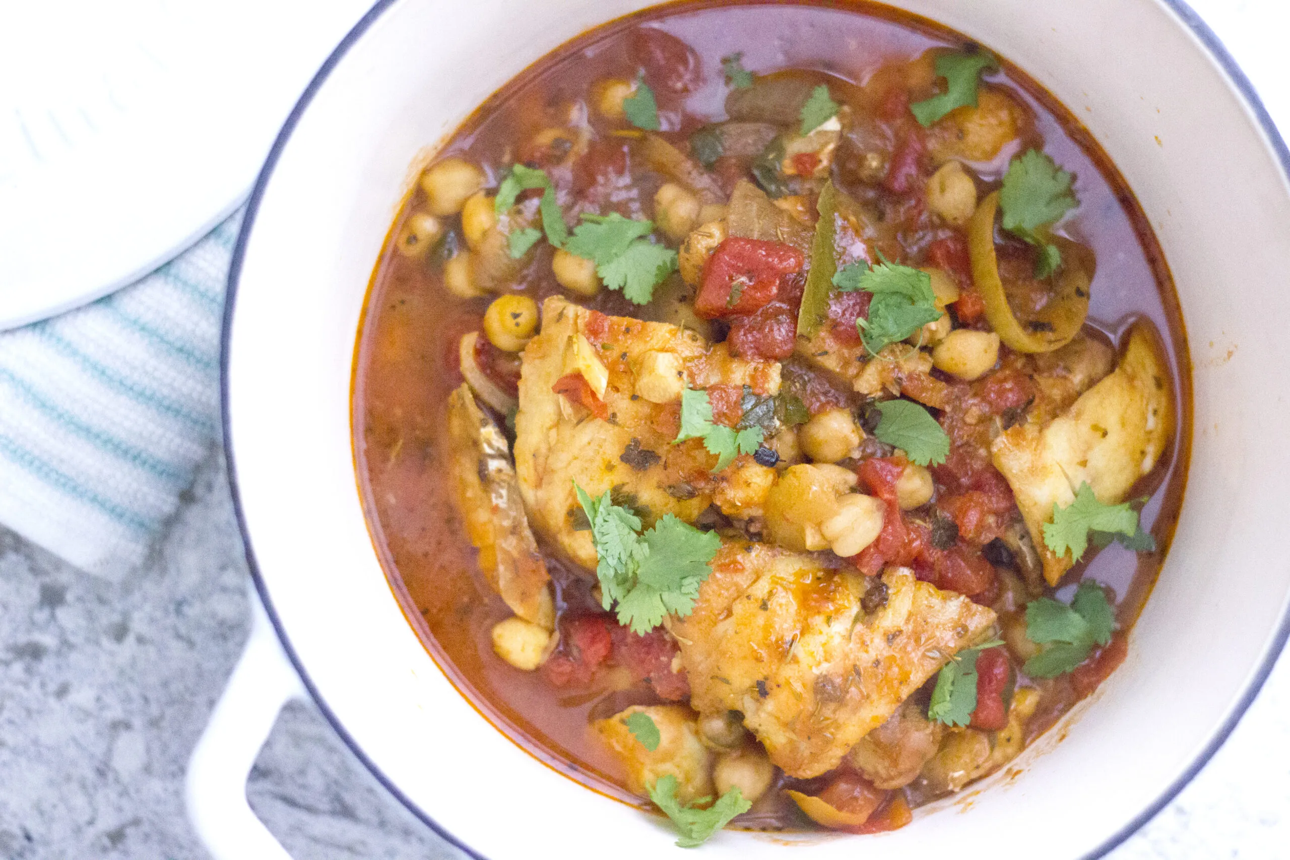 Chrome North African Hot Fish Stew