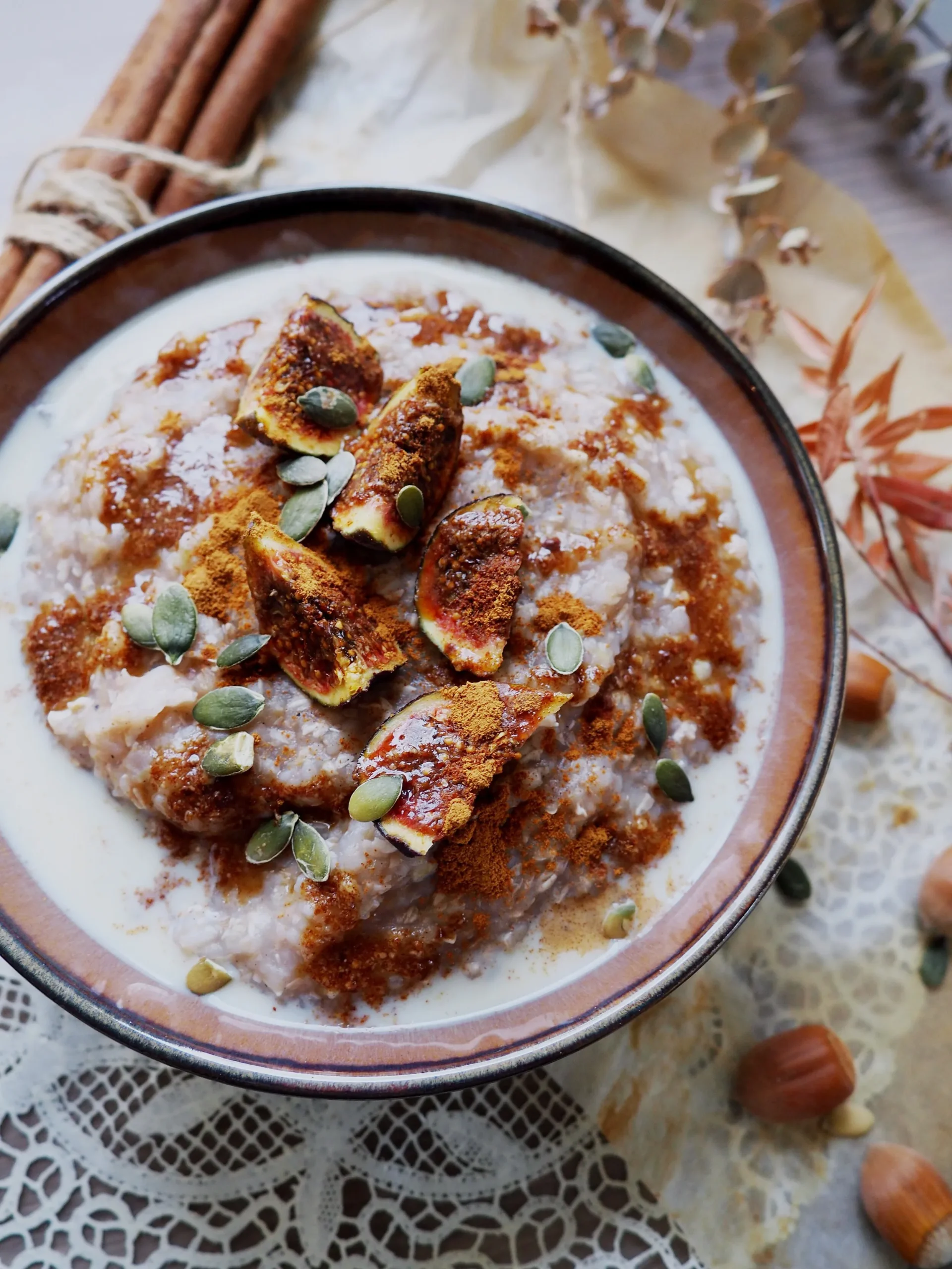 Cinnamon Roll Buckwheat Porridge