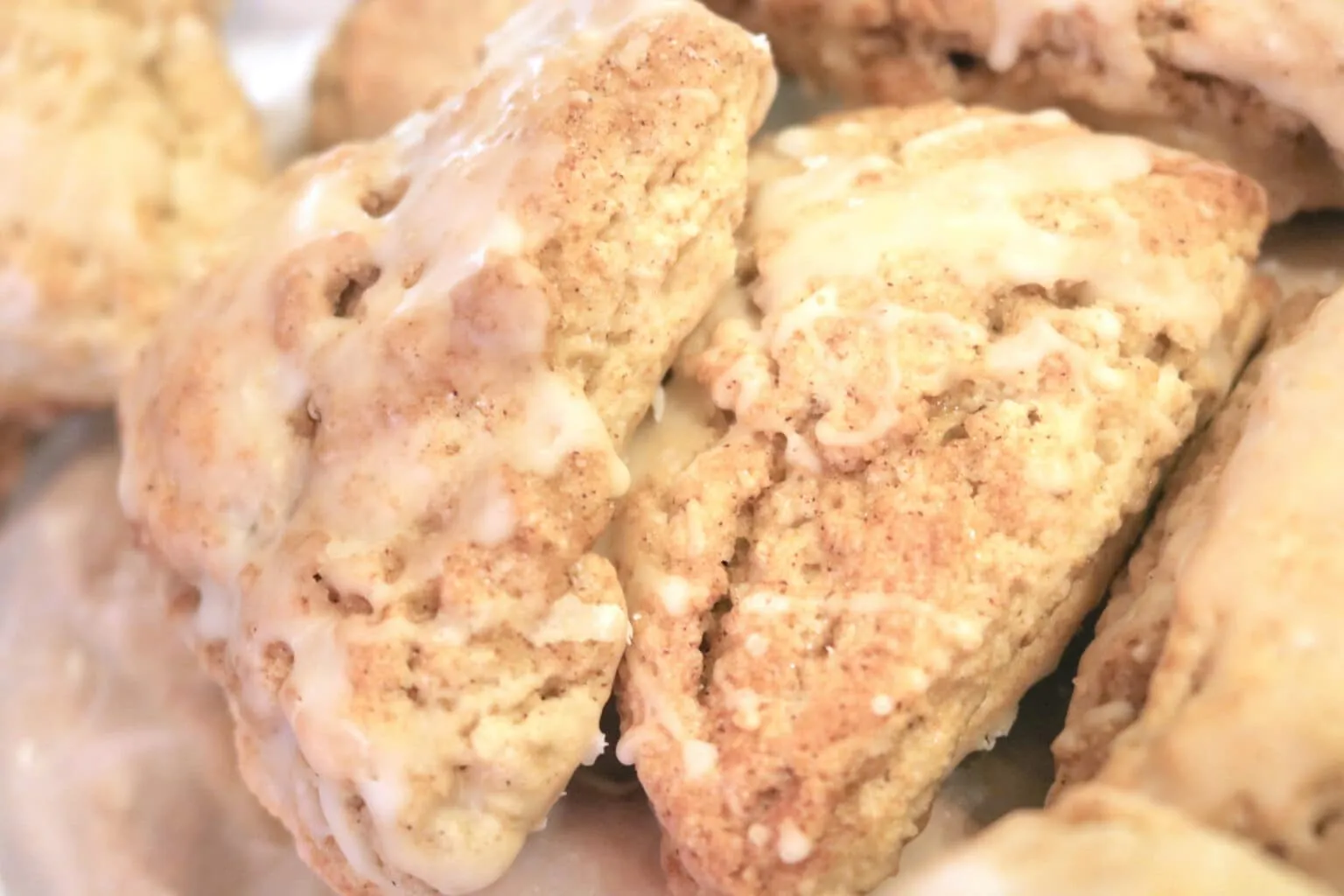 Cinnamon Scones with Spiced Orange Glaze