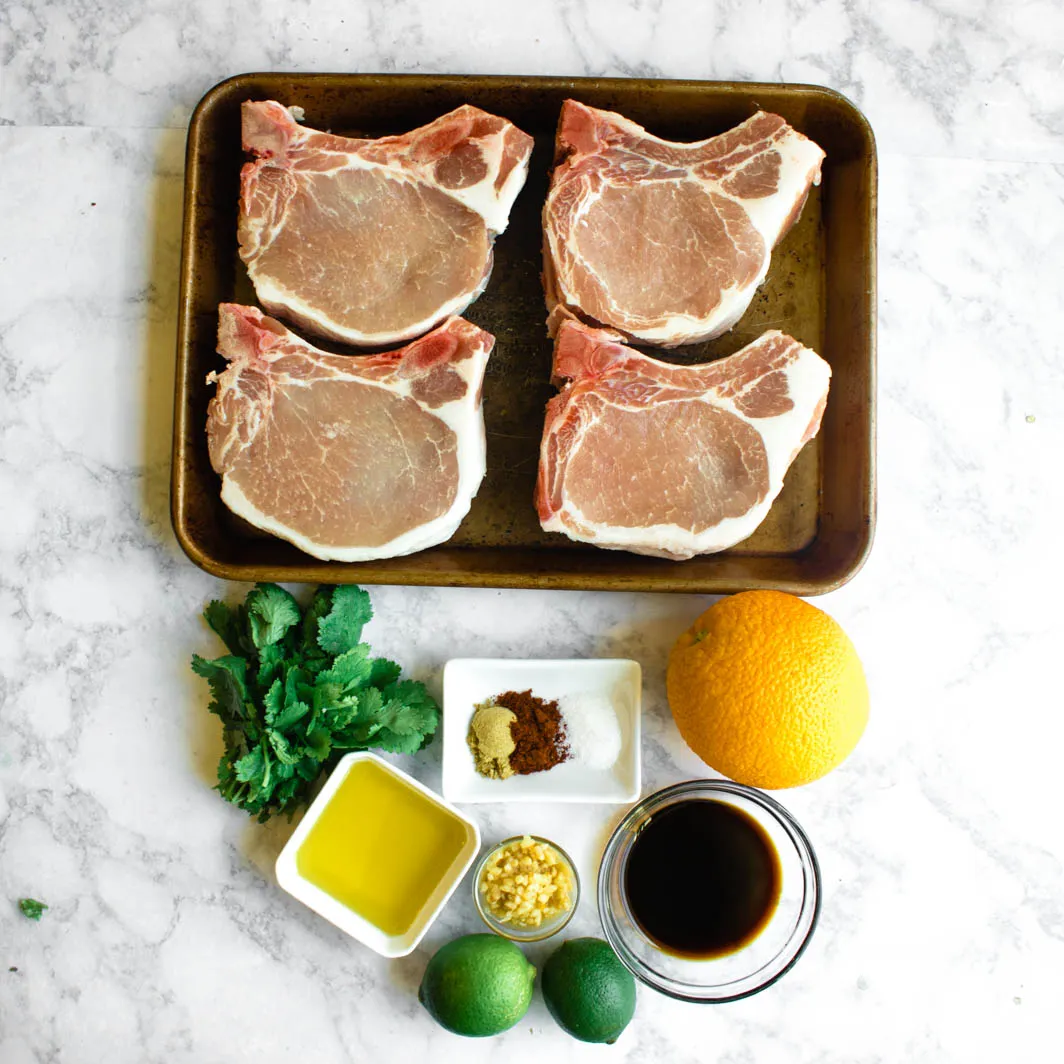 Citrus Grilled Pork Chops