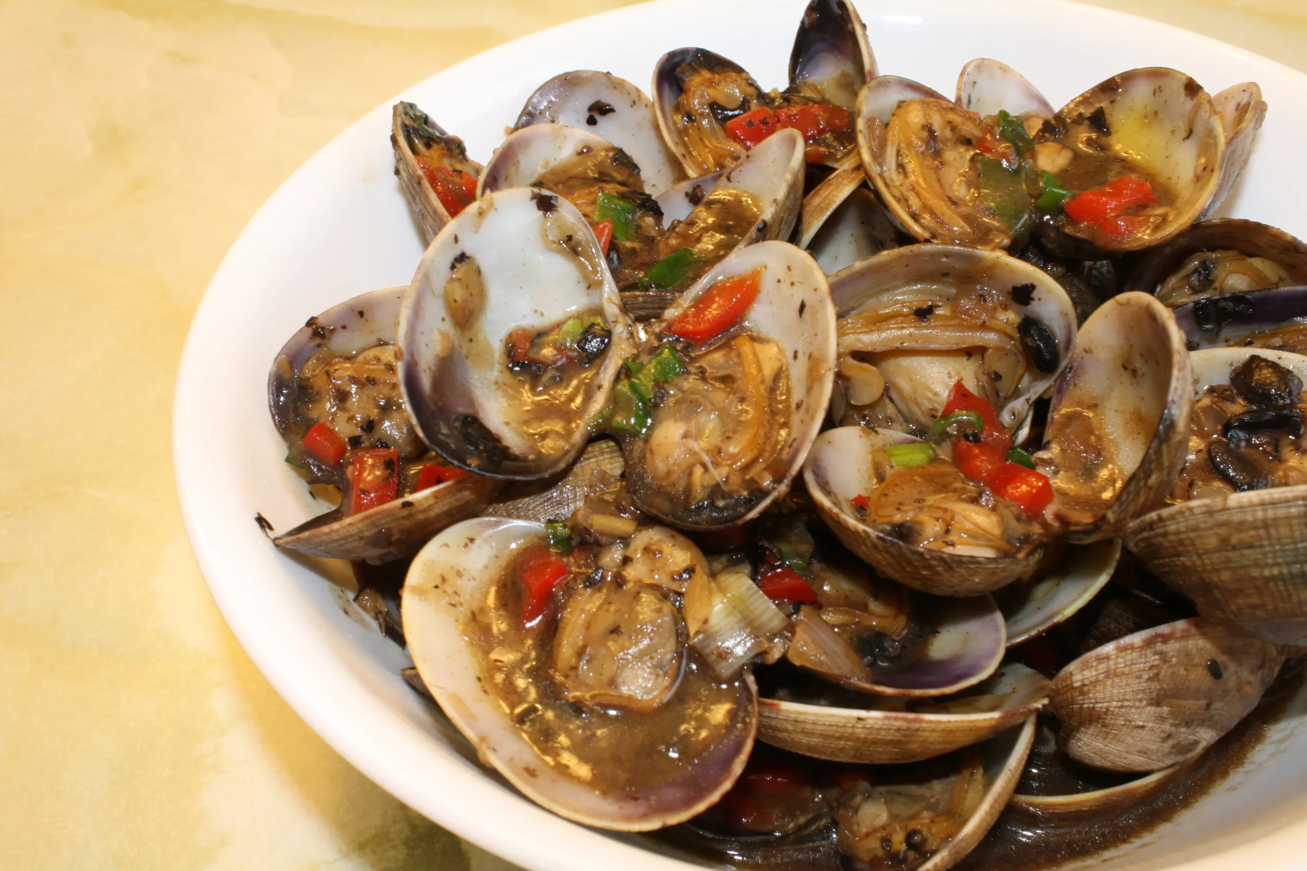 Clams with Black Beans