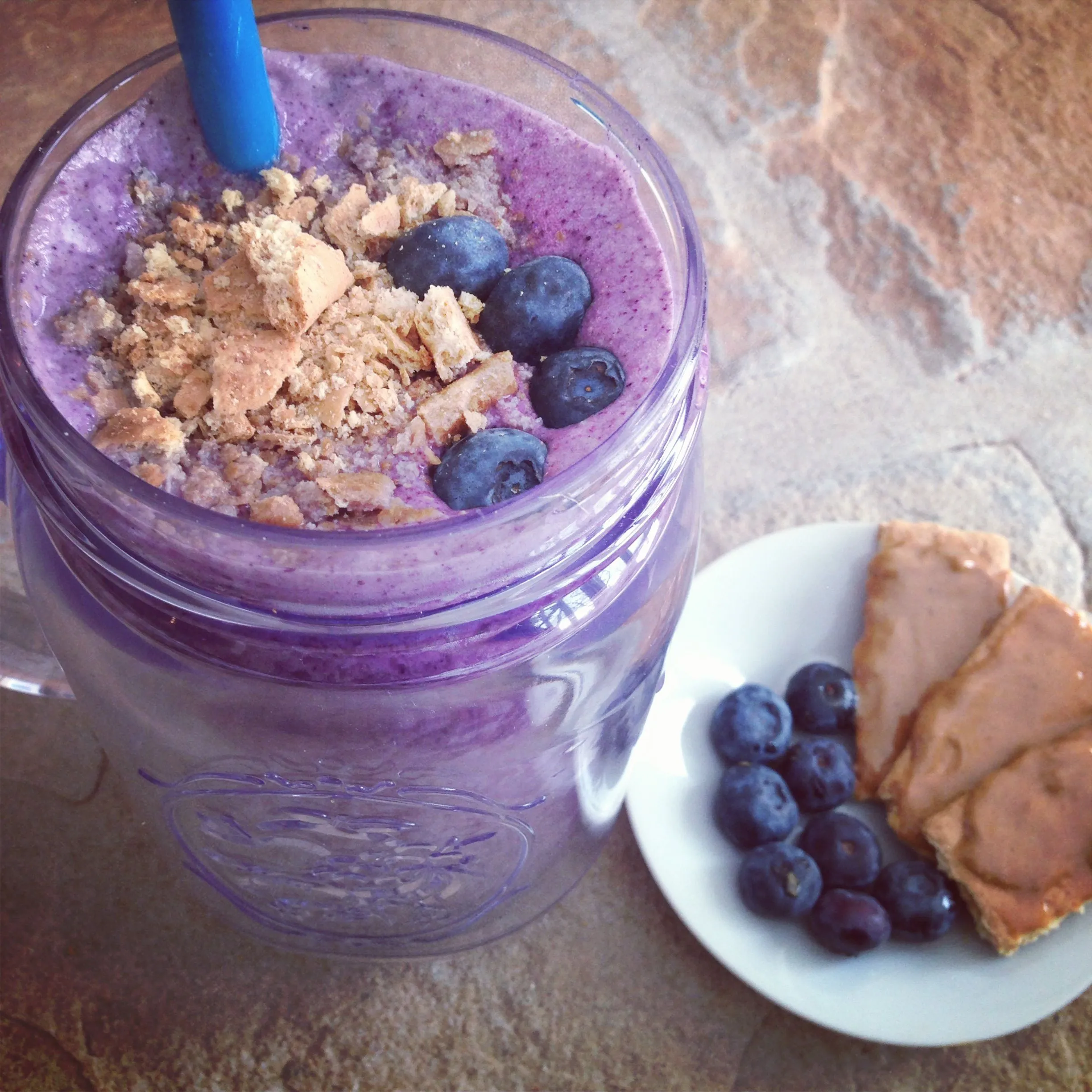 Clean Eating Blueberry Smoothie