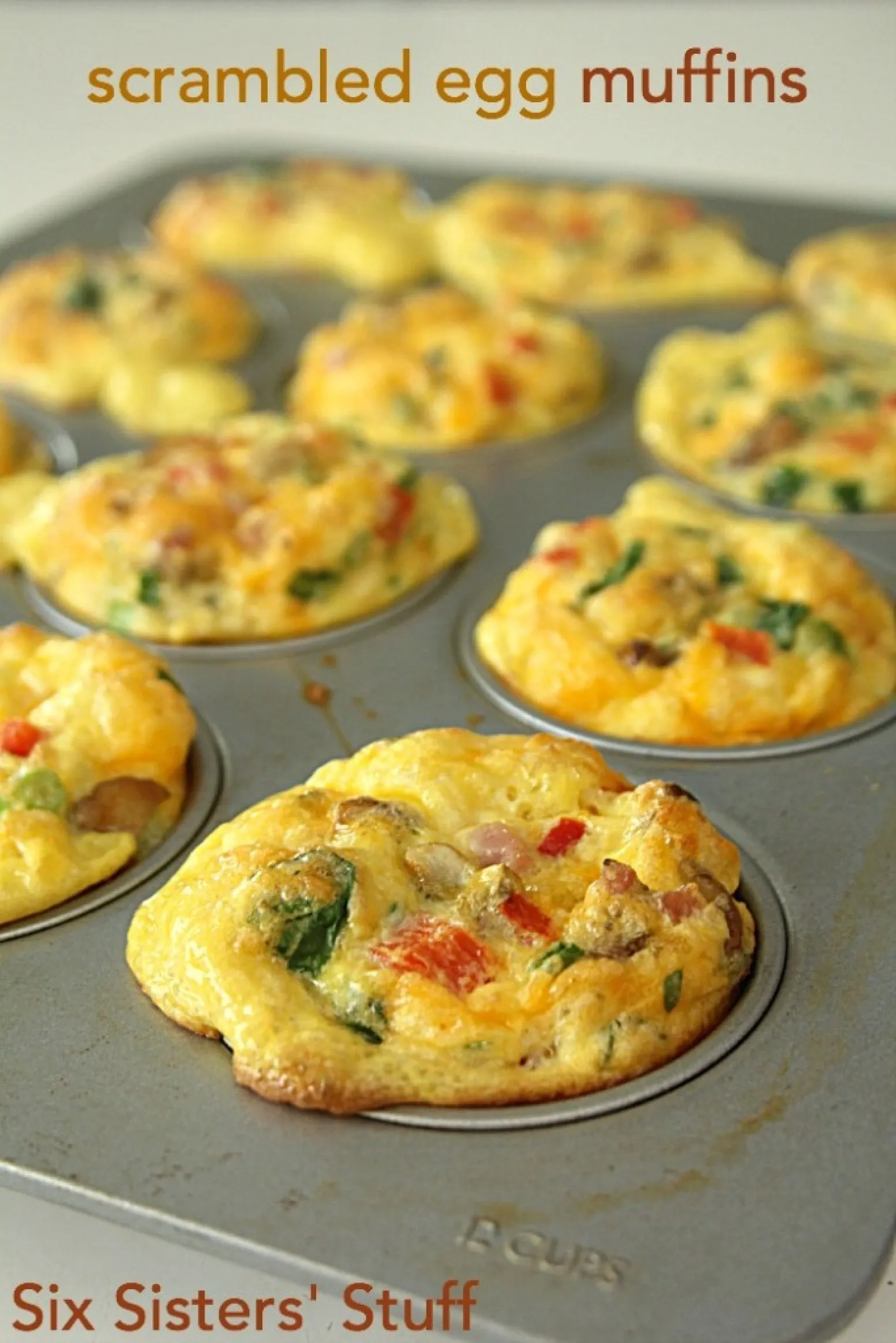 Clean Eating Scrambled Egg Muffins