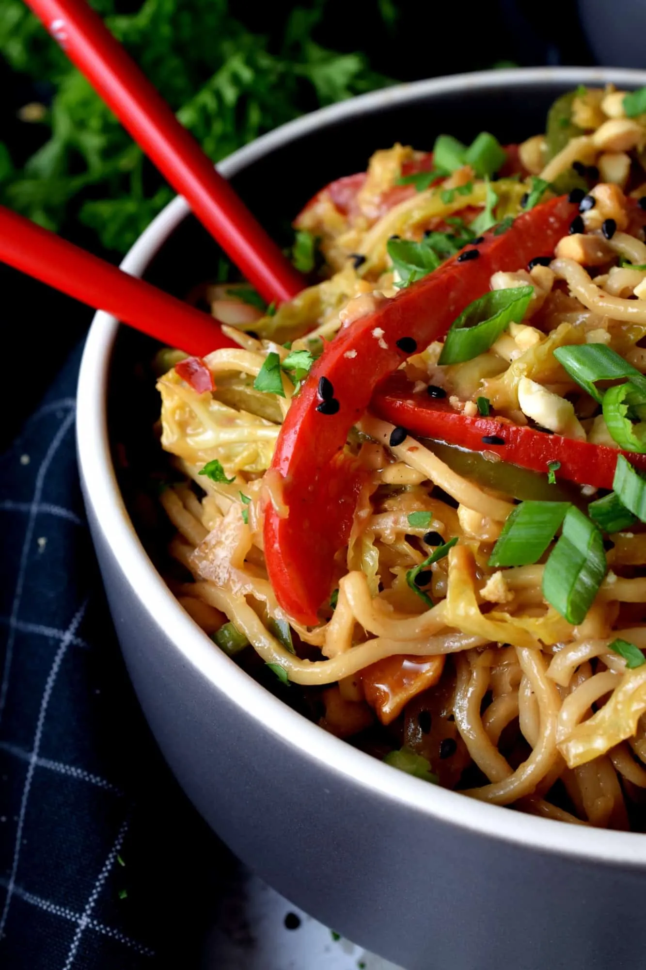 Clean Eats Simple and Spicy Vegetable Noodles