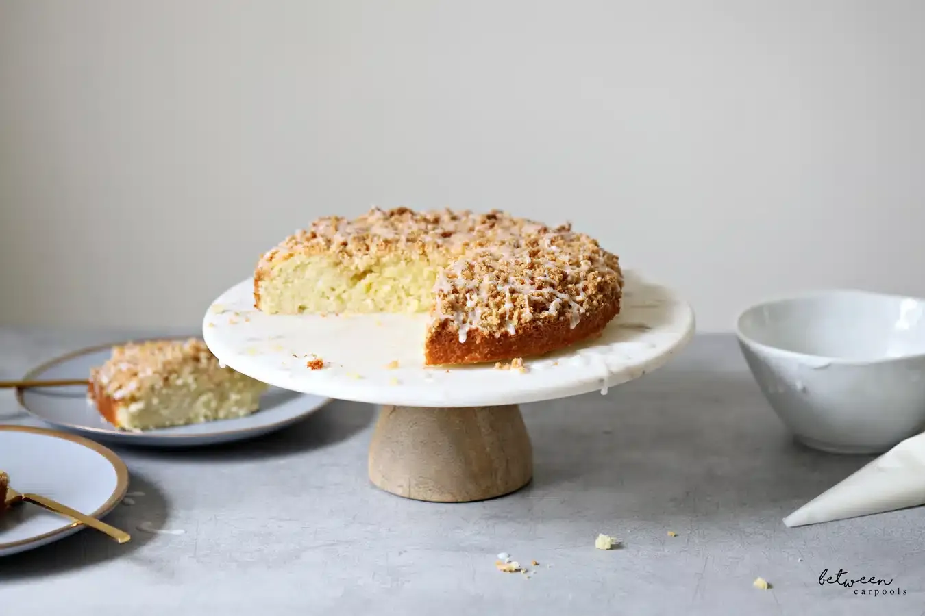 Coconut Butter Crunch Cake