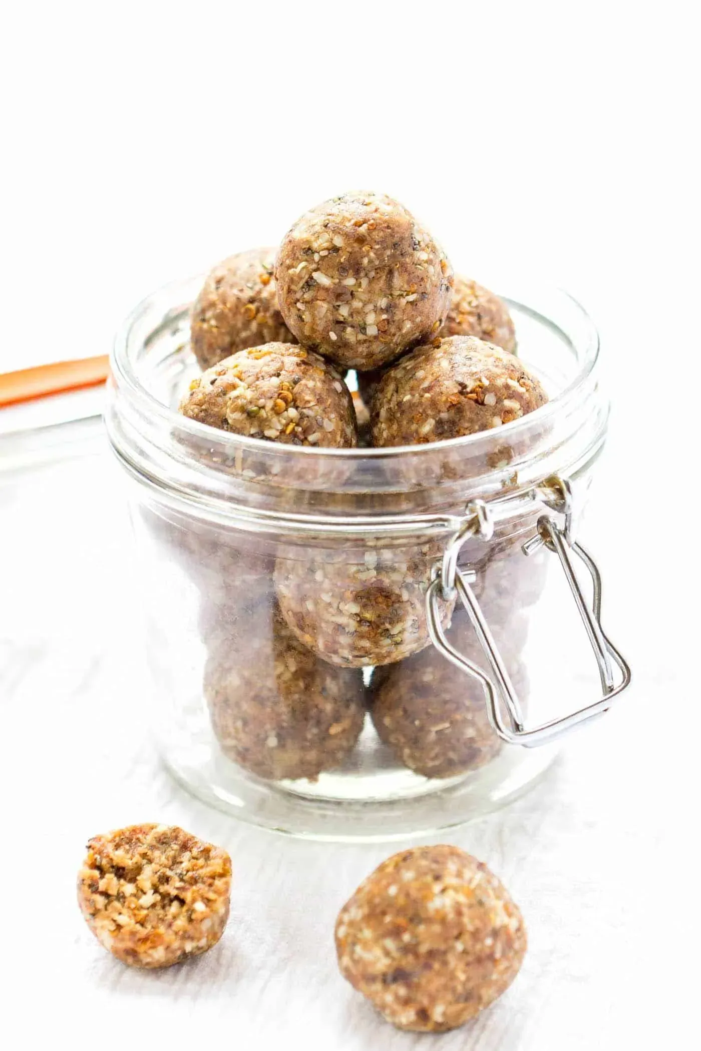 Coconut Chai Protein Quinoa Energy Bites