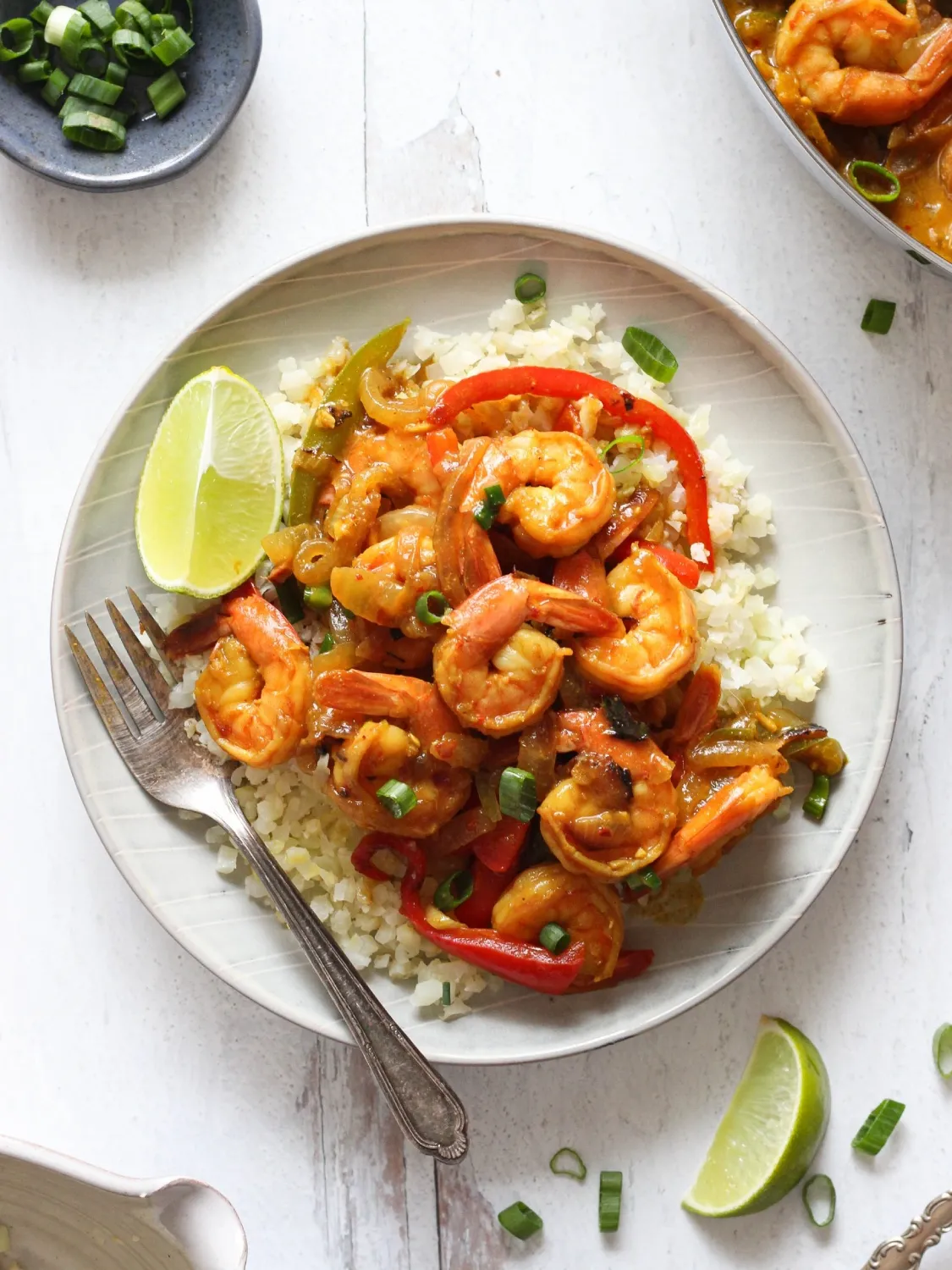 Coconut Curry Stir Fried Shrimp