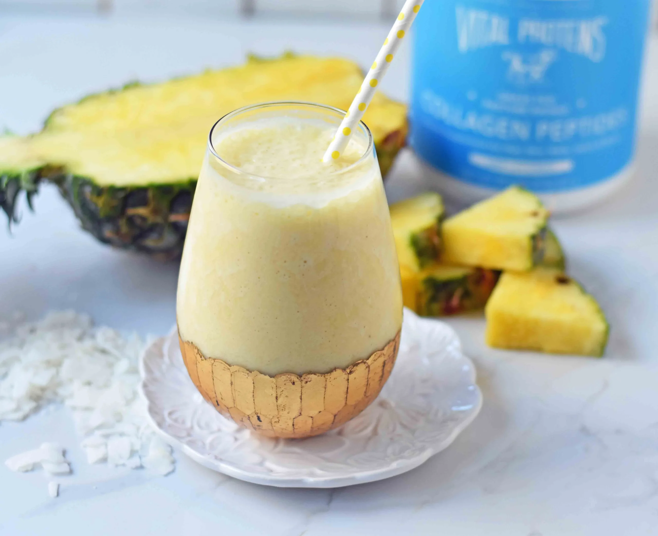 Coconut Pineapple Banana Smoothie