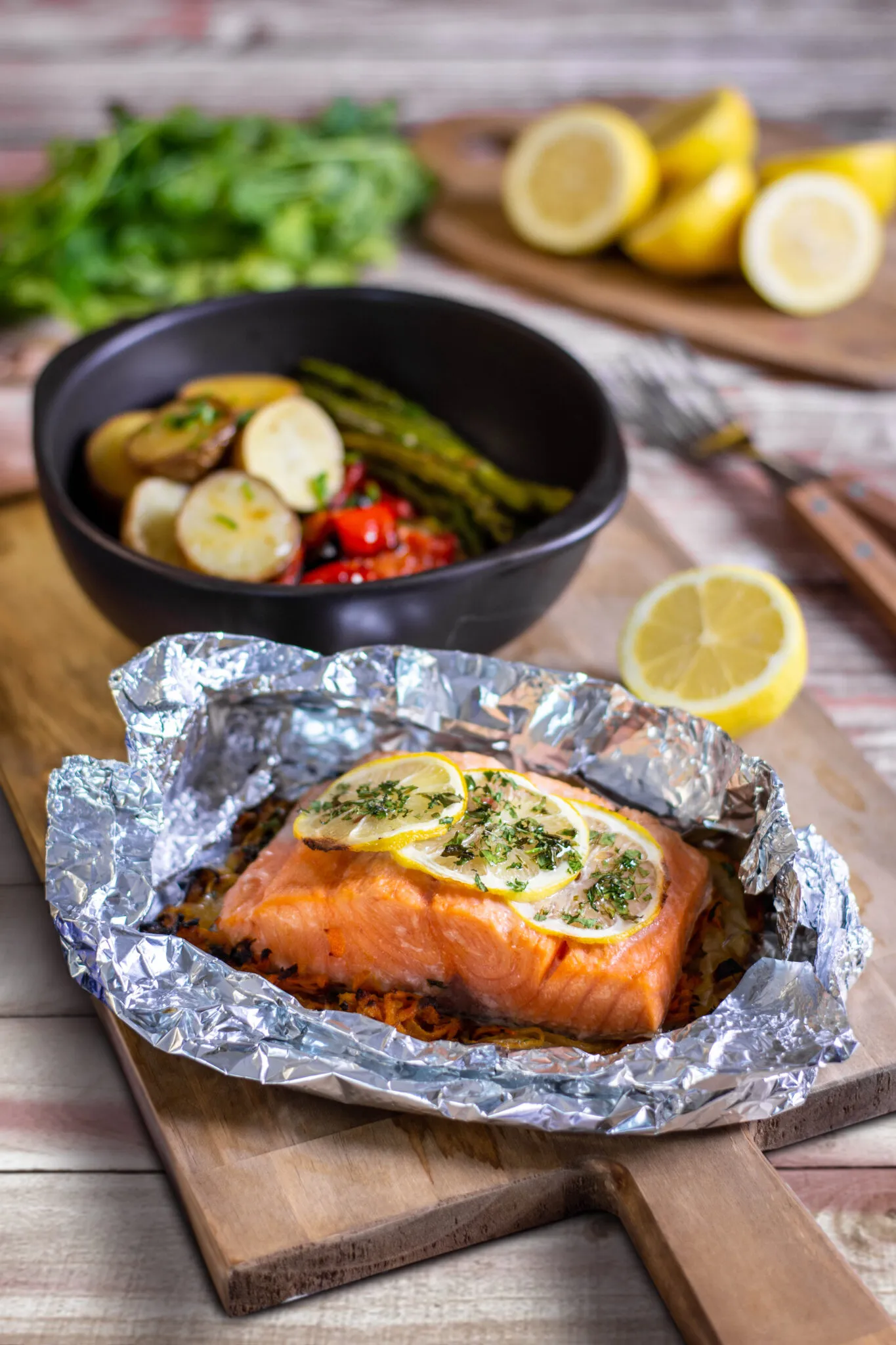 Coho Salmon en Papillote