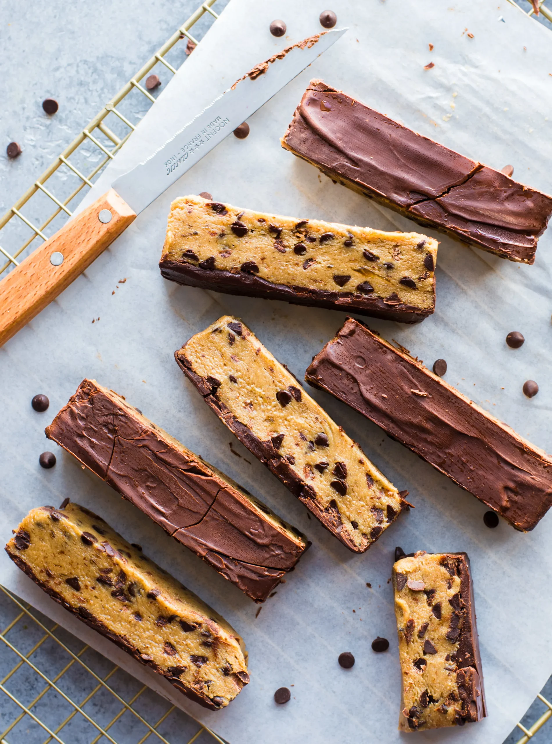 Cookie Dough Bars Gluten Free Vegan