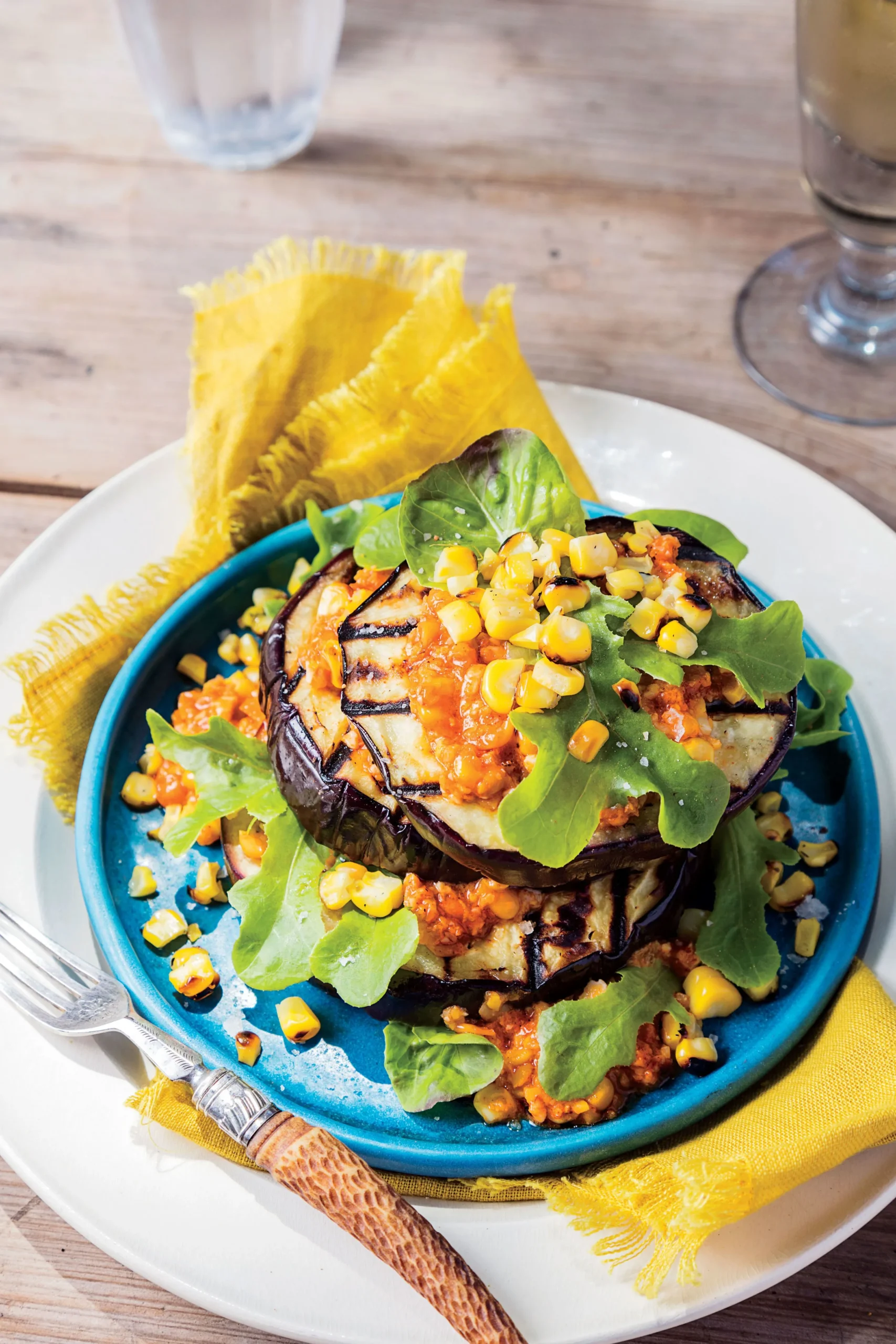 Corn and Eggplant Vegetable Medley