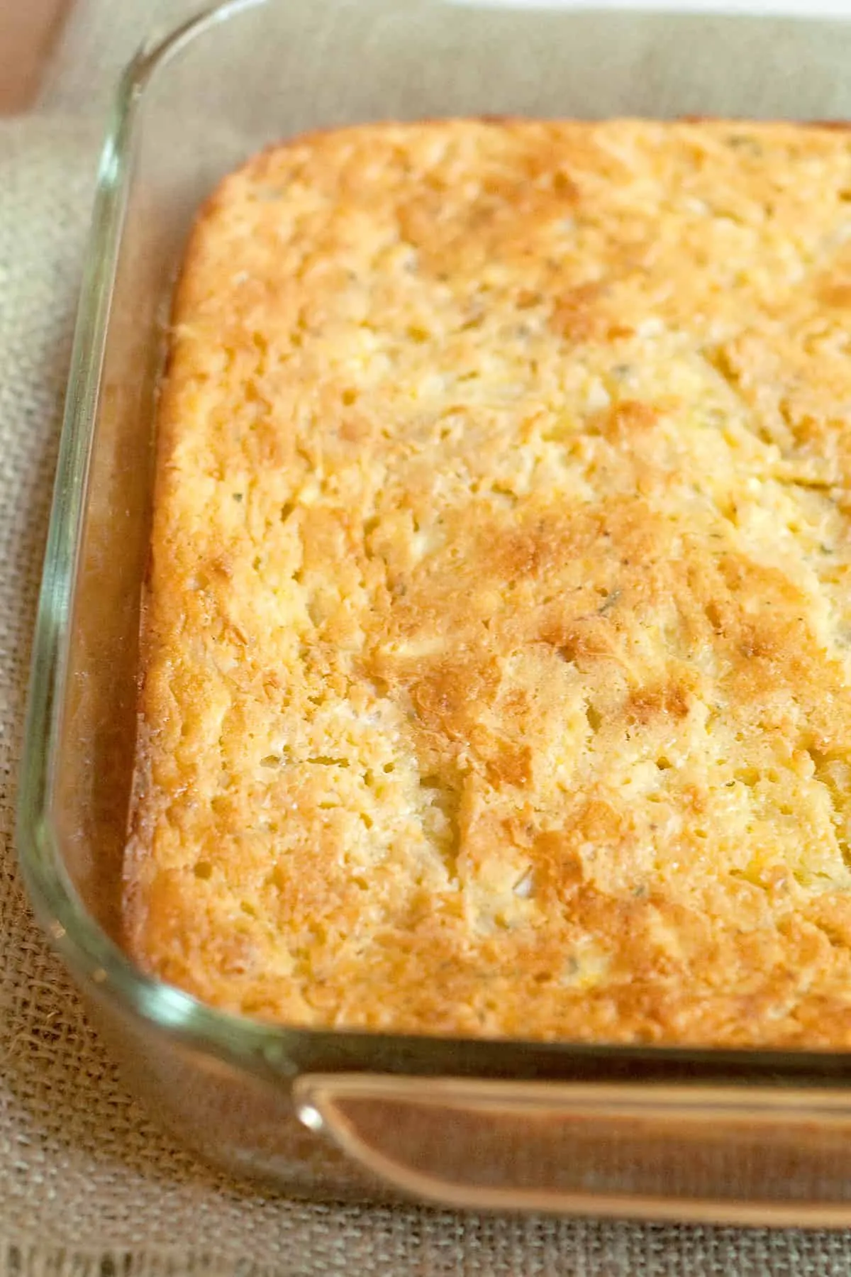 Cornbread Crusted Squash Casserole