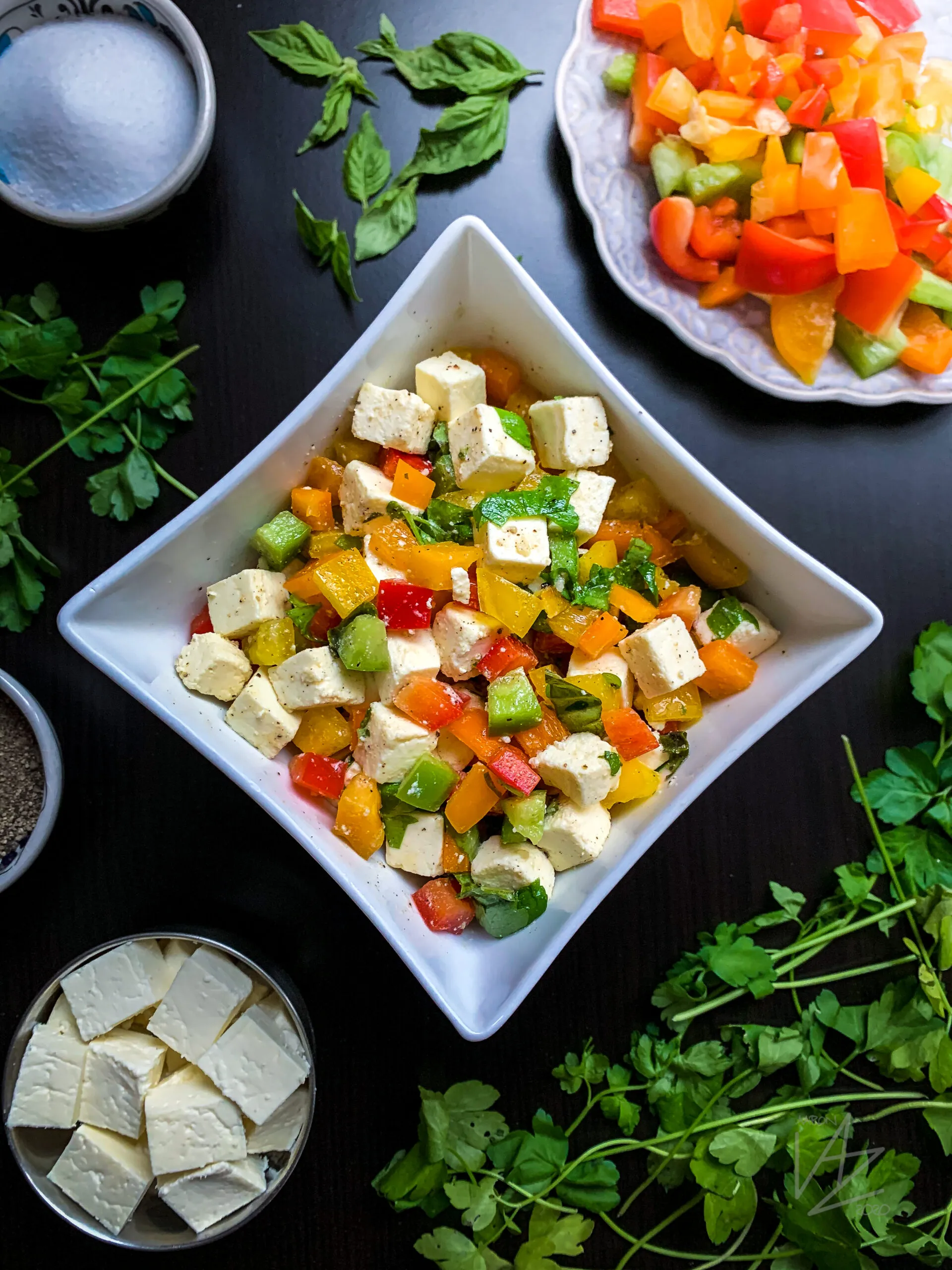 Cottage Cheese Paneer Pineapple Salad