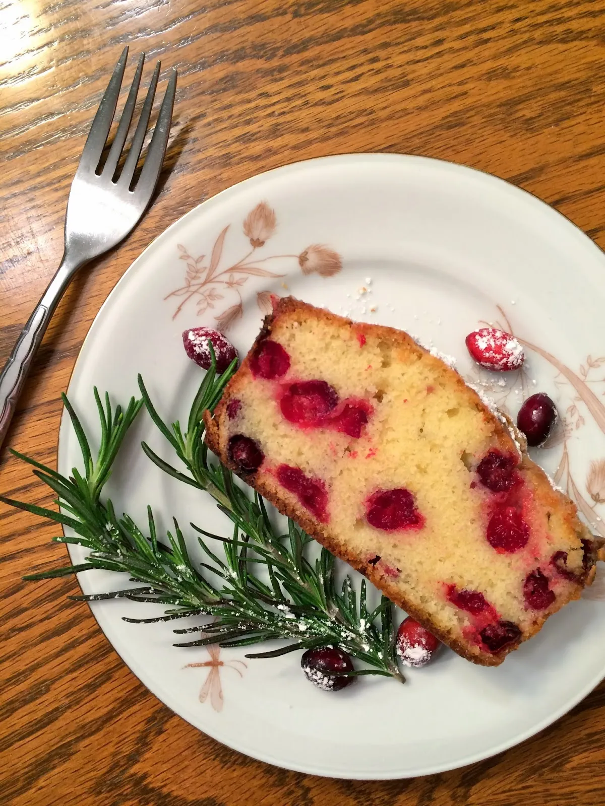 Cranberry Lemon Cake with Lemon Icing