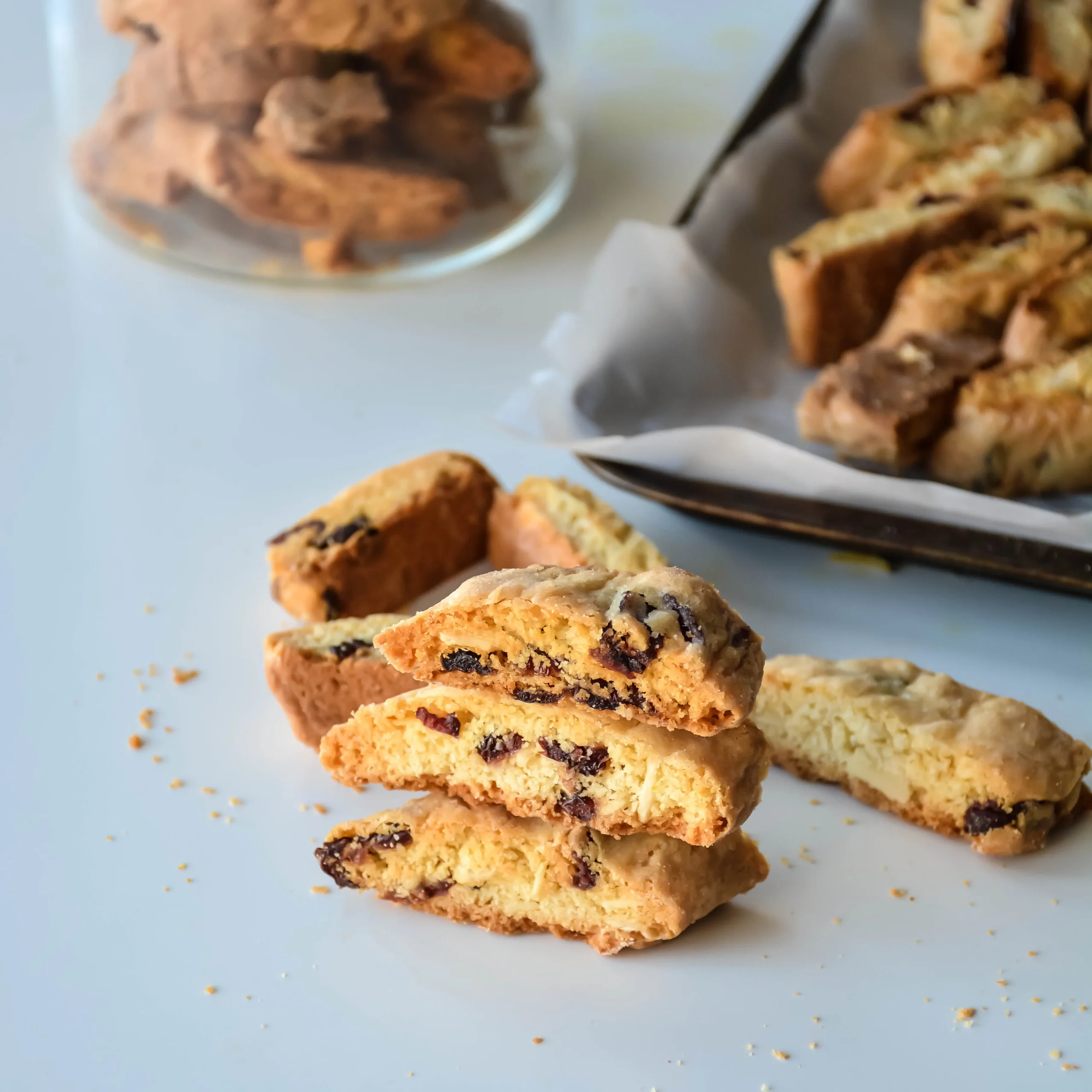 Cranberry Orange Almond Biscotti