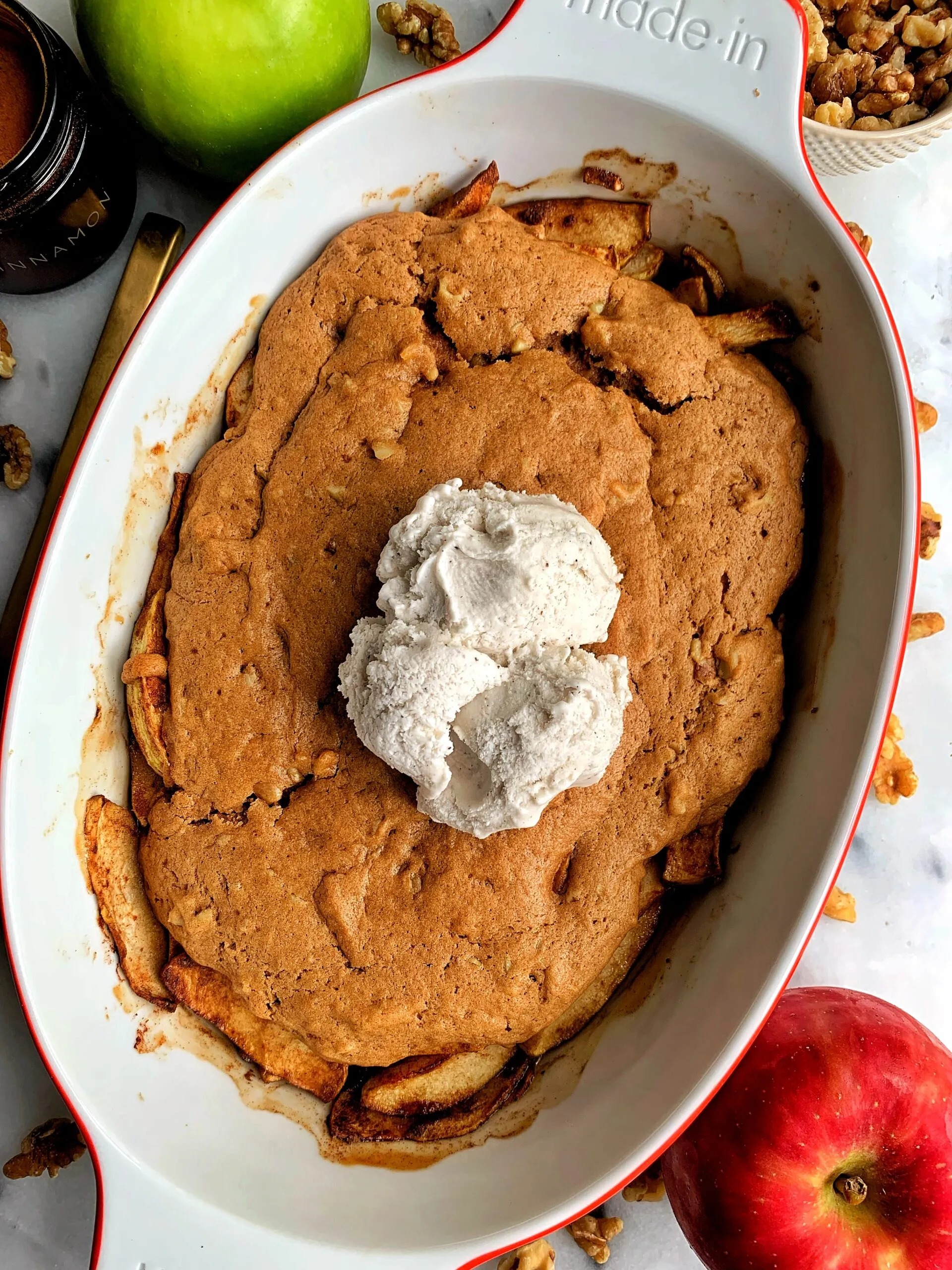 Crazy Good Vegan Apple Cobbler Gluten Free