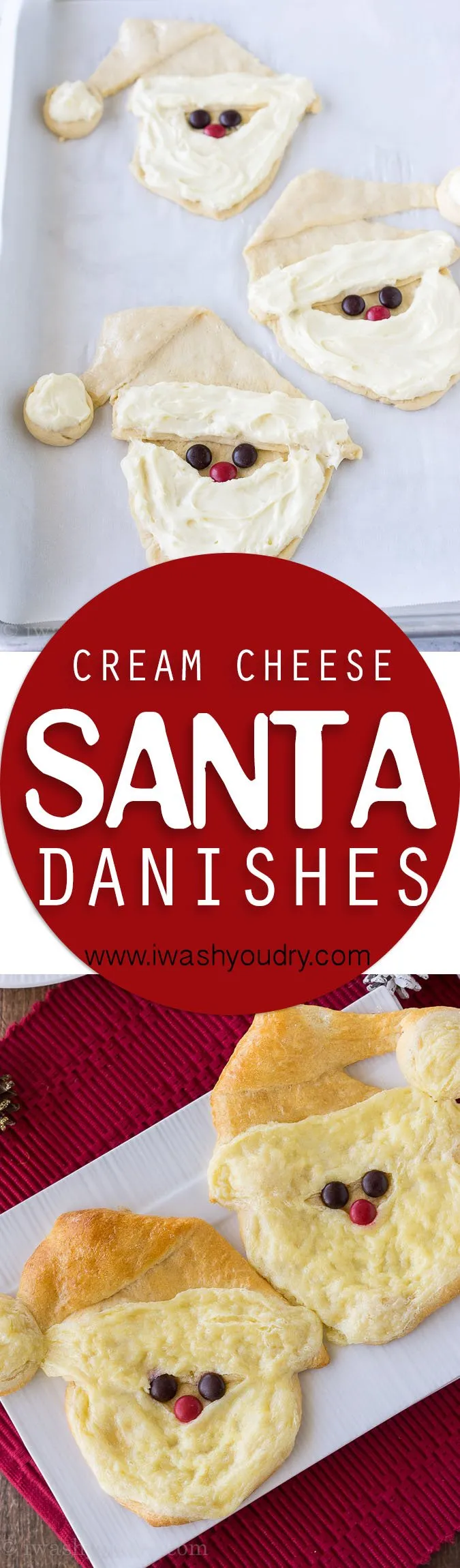 Cream Cheese Santa Danish