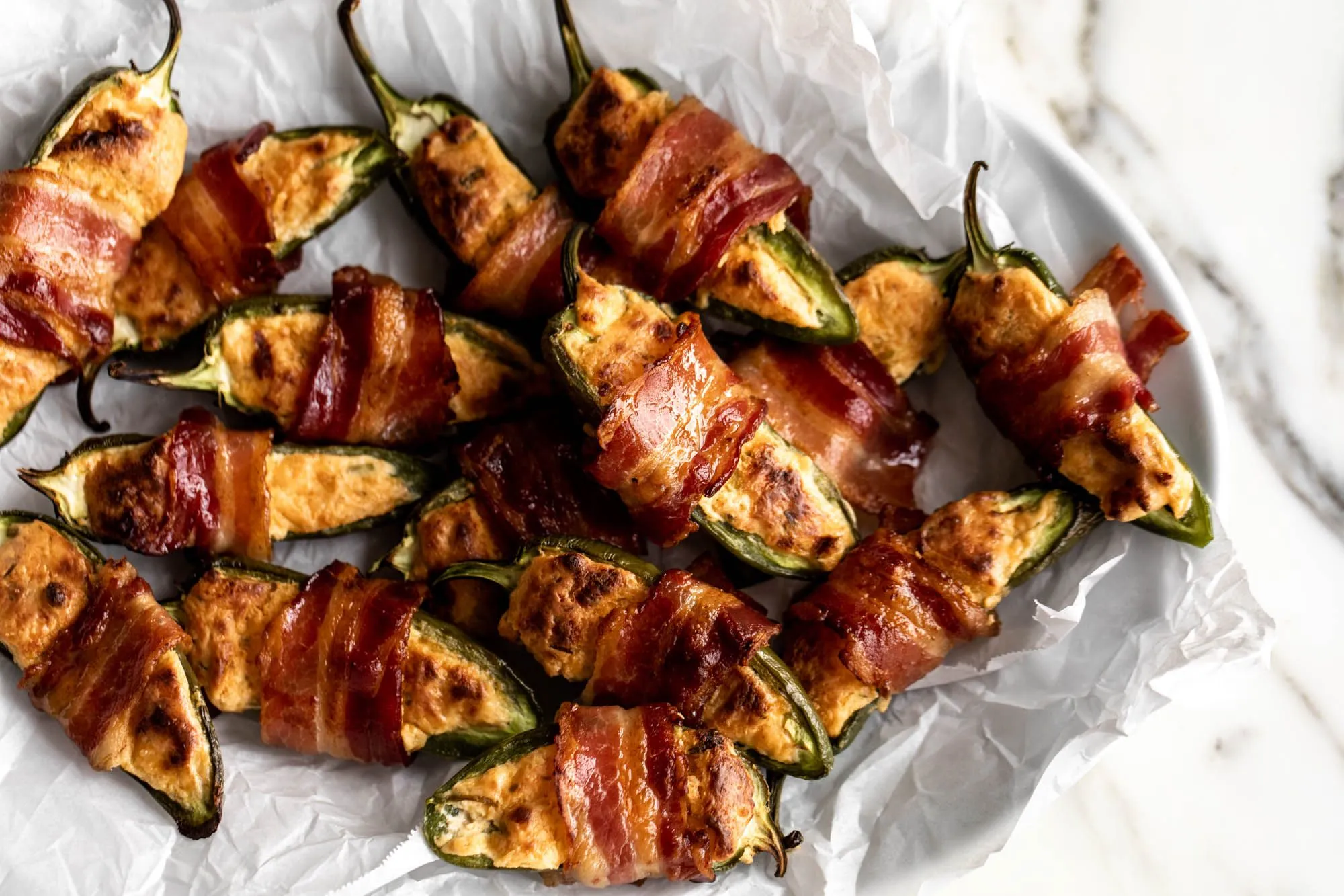 Cream Cheese Stuffed Bacon Wrapped Jalapenos