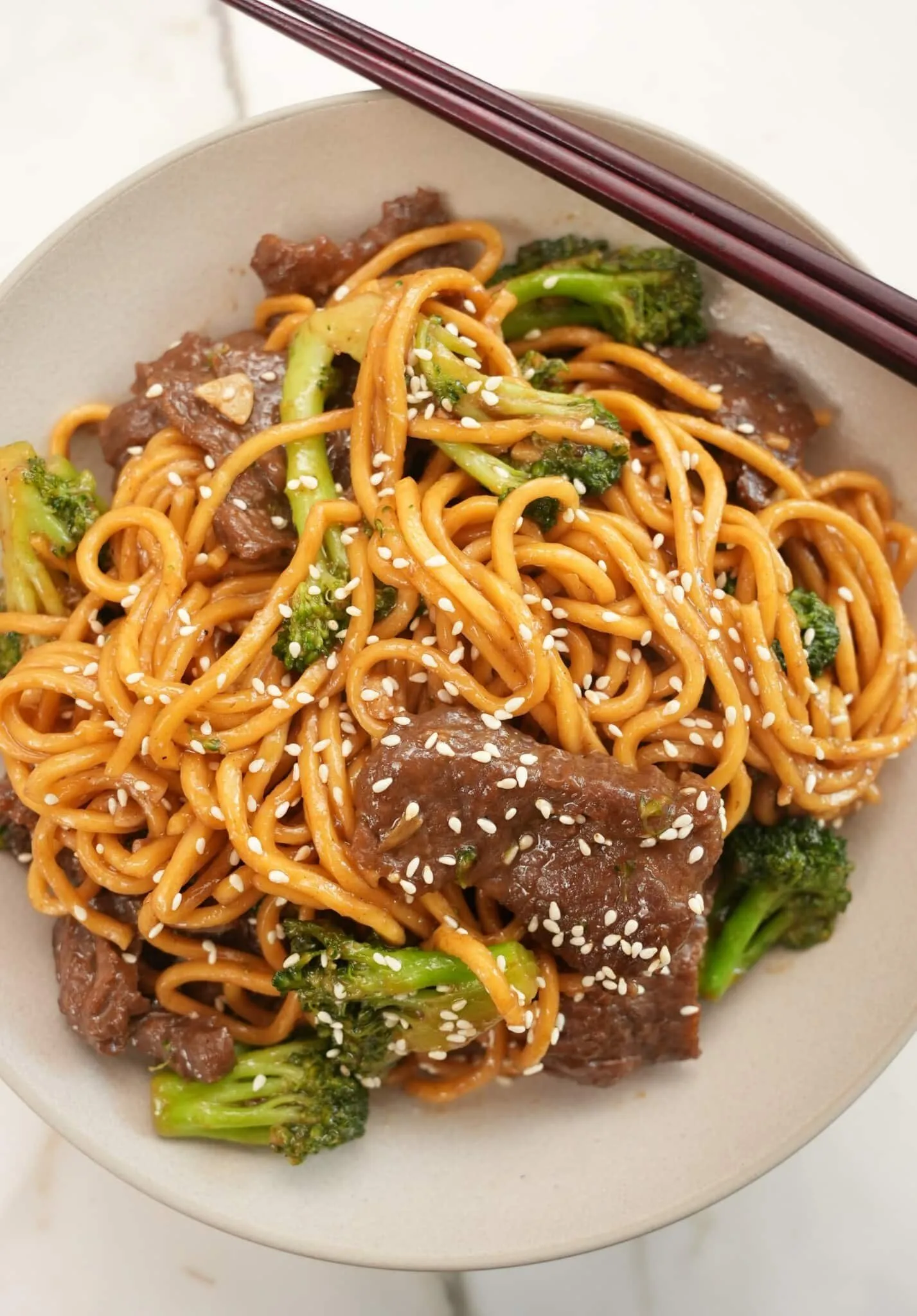 Creamy Beef and Broccoli Noodles