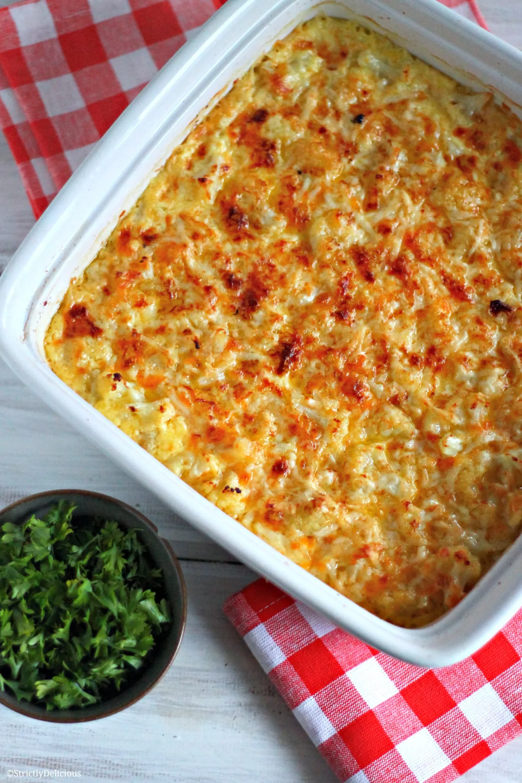 Creamy Five Minute Cauliflower Mac and Cheese
