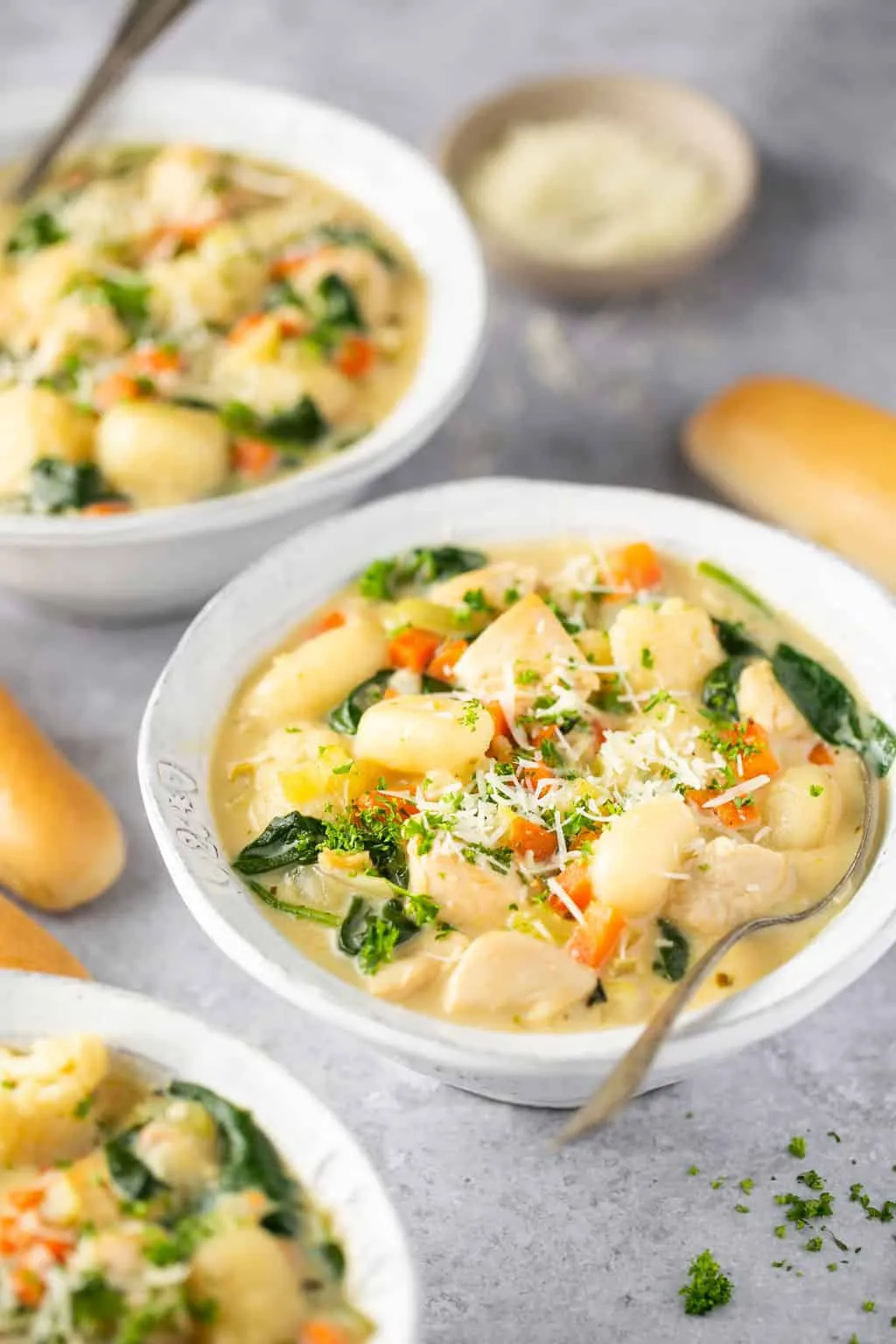 Creamy Lightened Up Chicken Gnocchi Soup One Pot