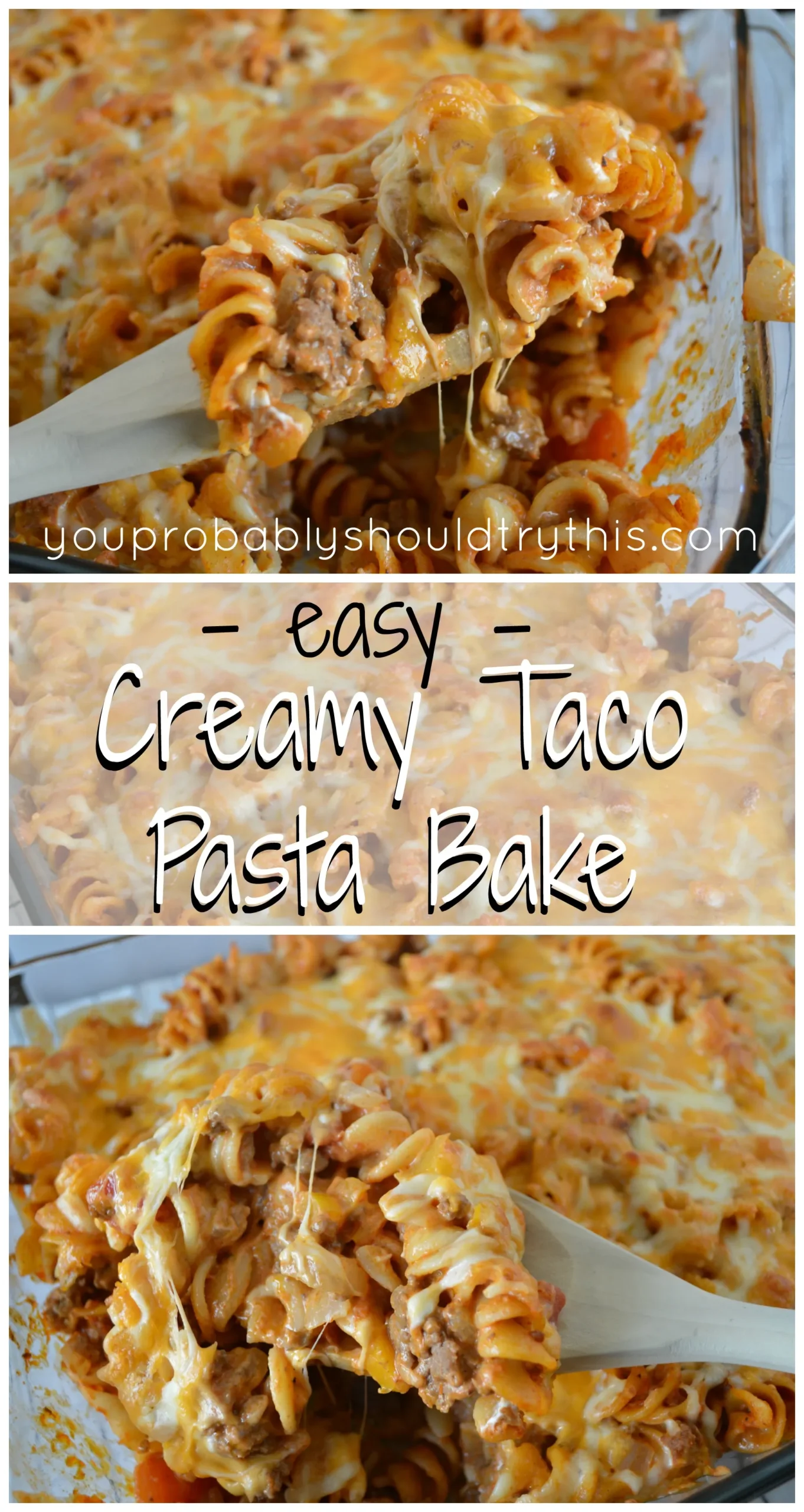 Creamy Taco Pasta Bake