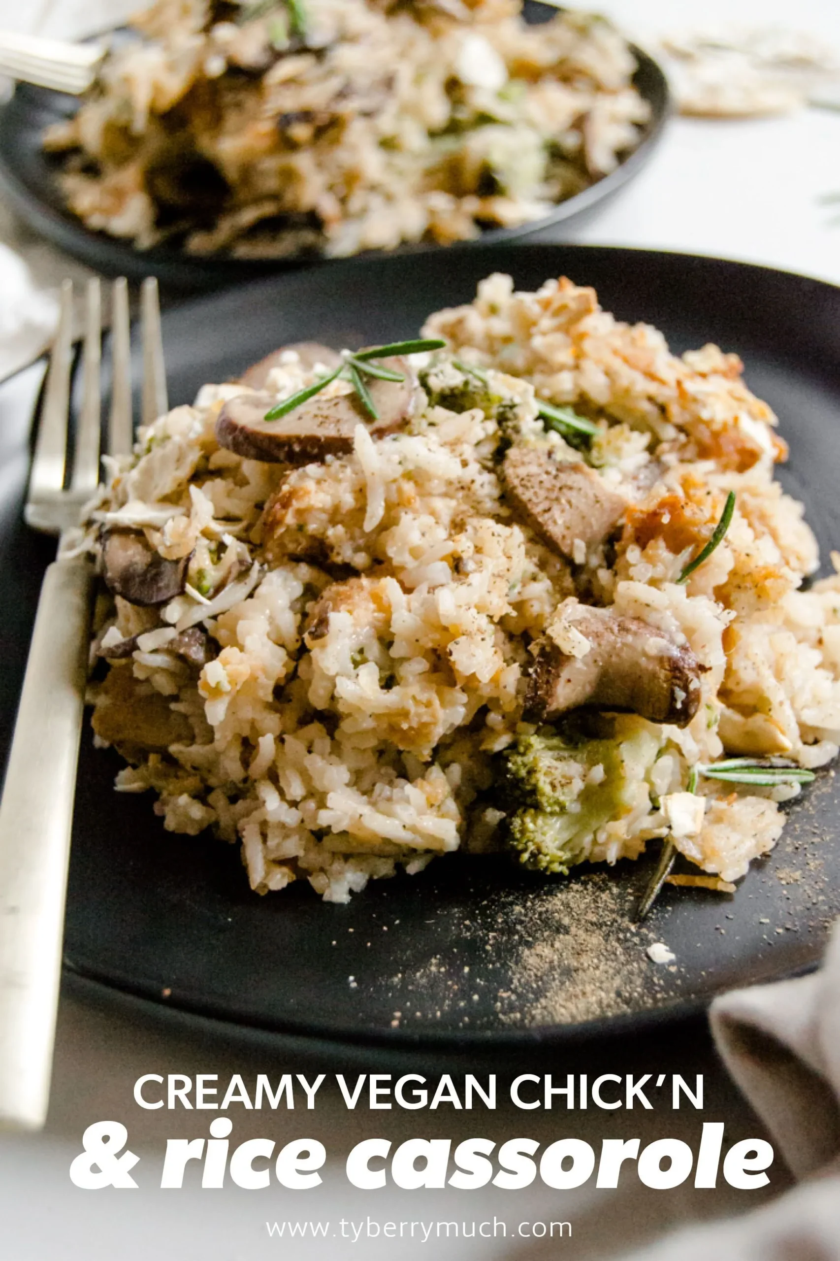 Creamy Vegan Chick'n Rice Skillet Supper