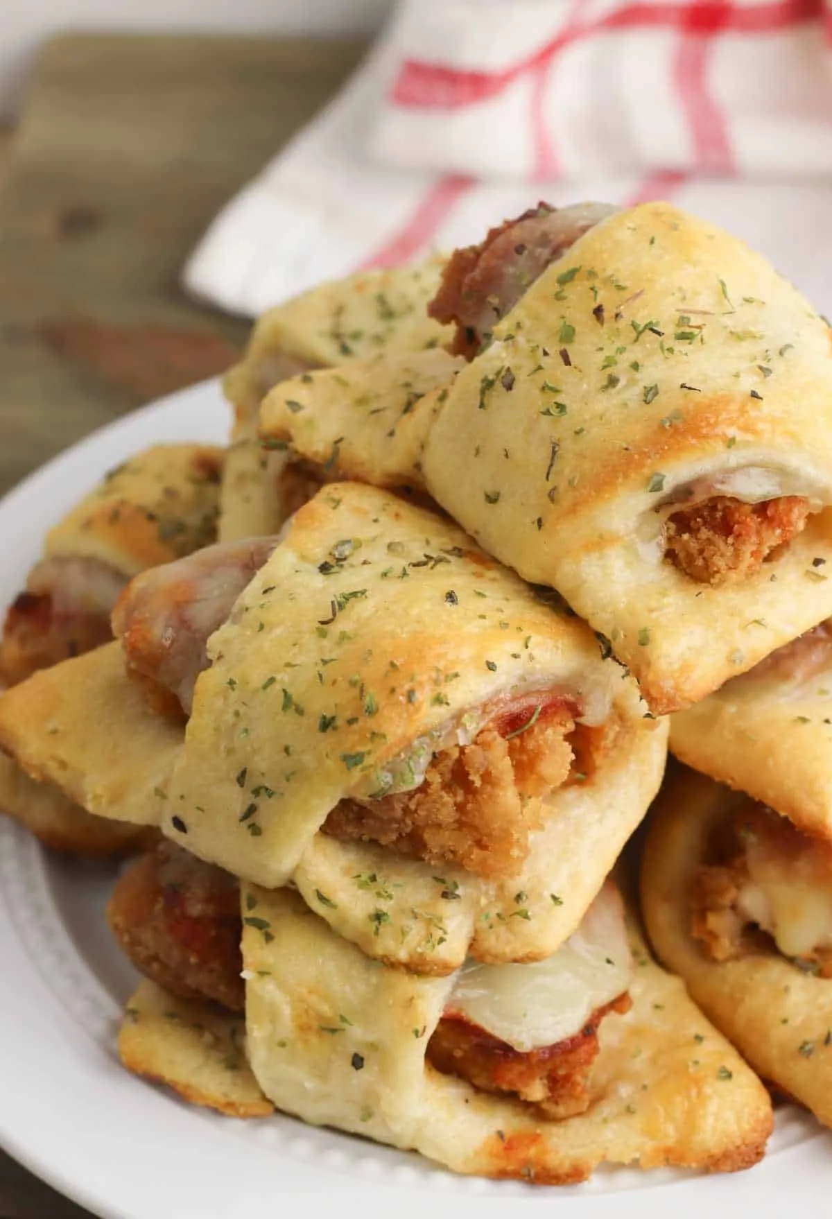 Crescent Wrapped Chicken Parmesan