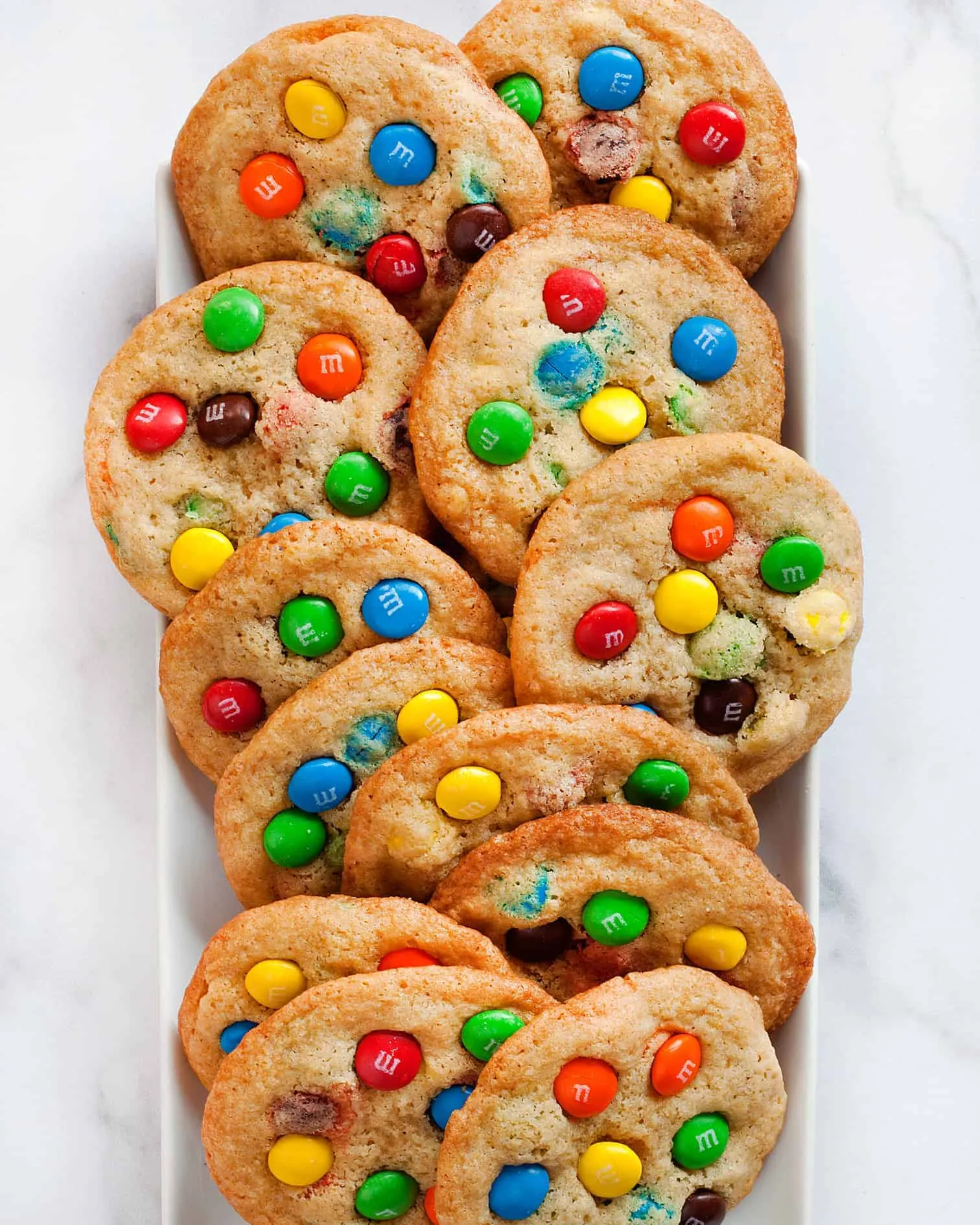Crisp Graham Cookies with M&M's Candy