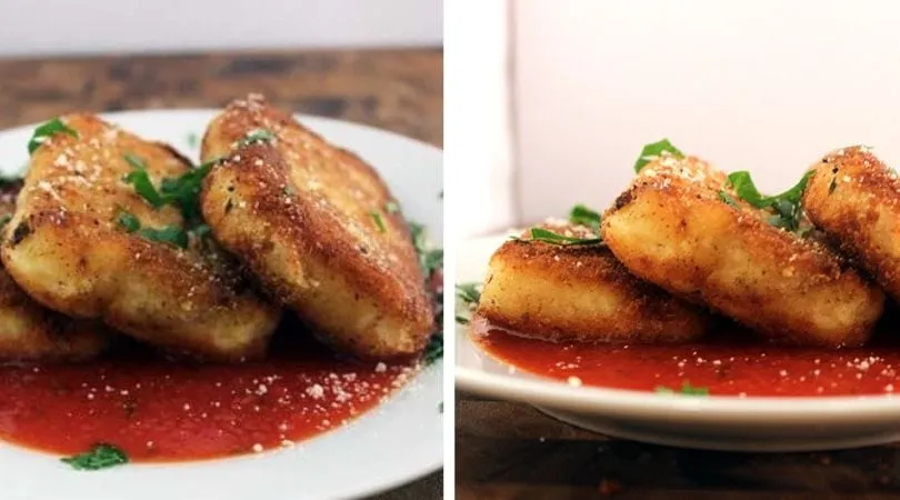 Crispy Colby Cornmeal Cakes