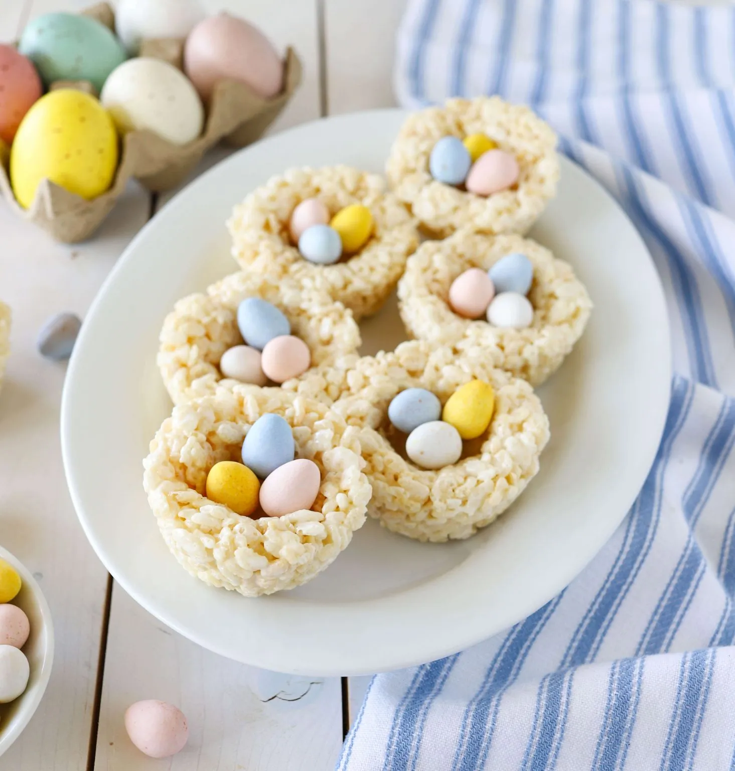 Crispy Rice Easter Nest Treats